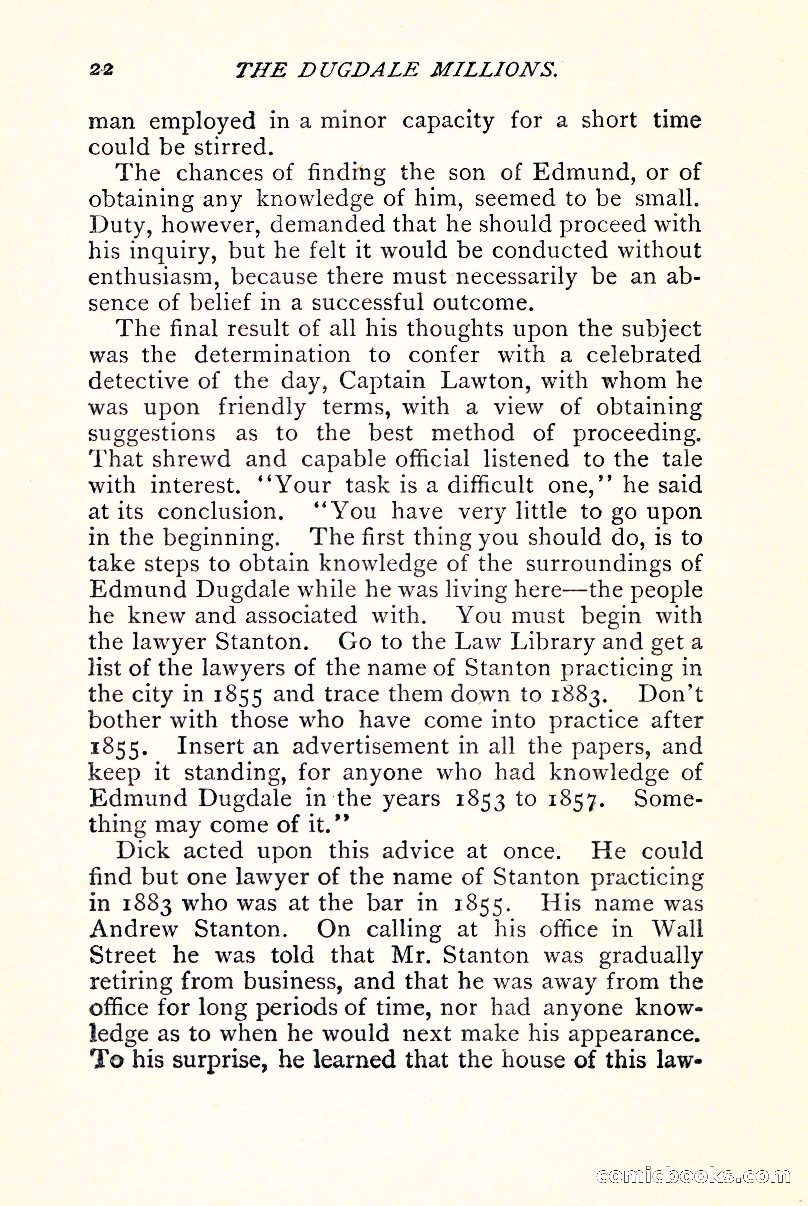 The Dugdale Millions — page 32 of 336