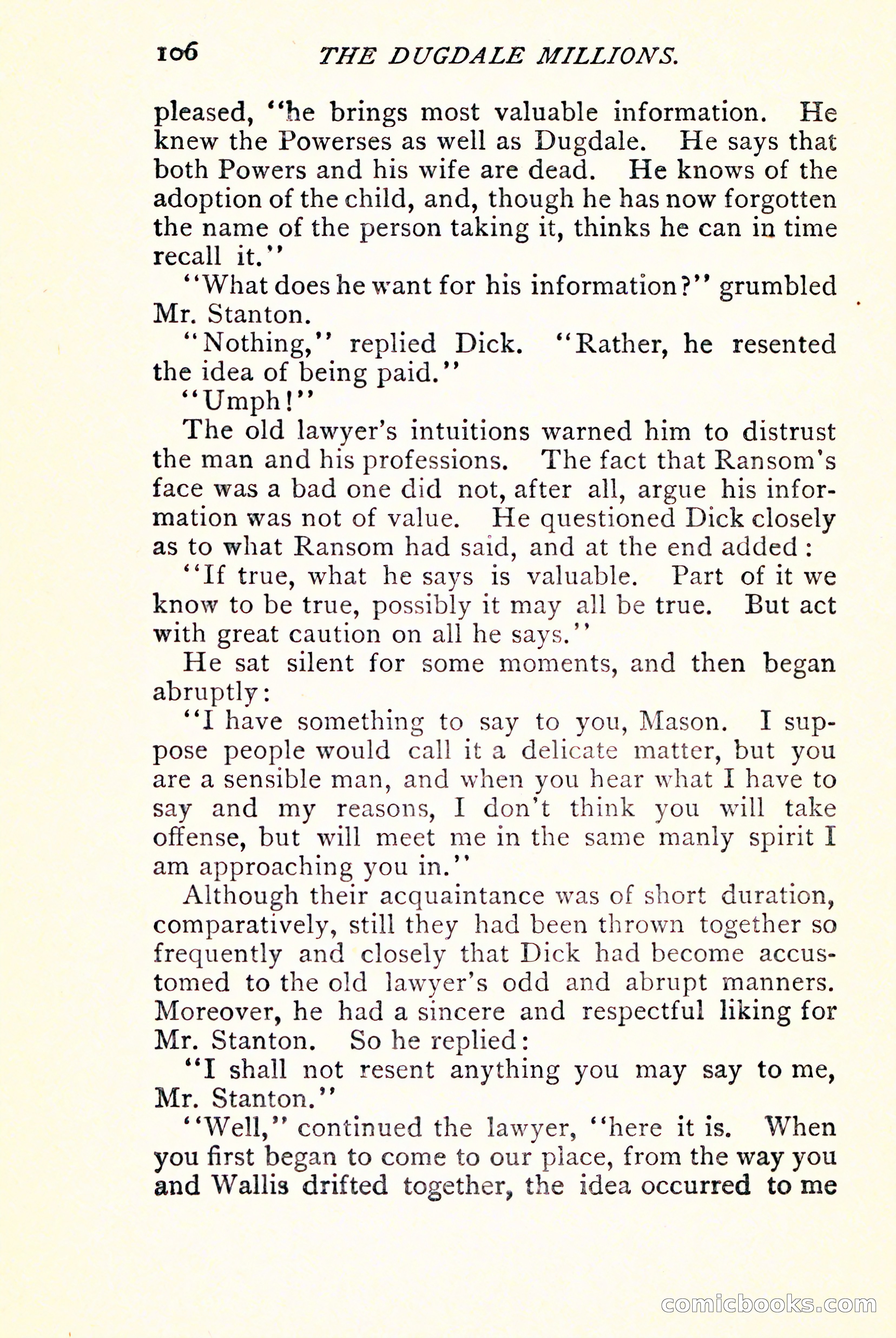 The Dugdale Millions — page 116 of 336