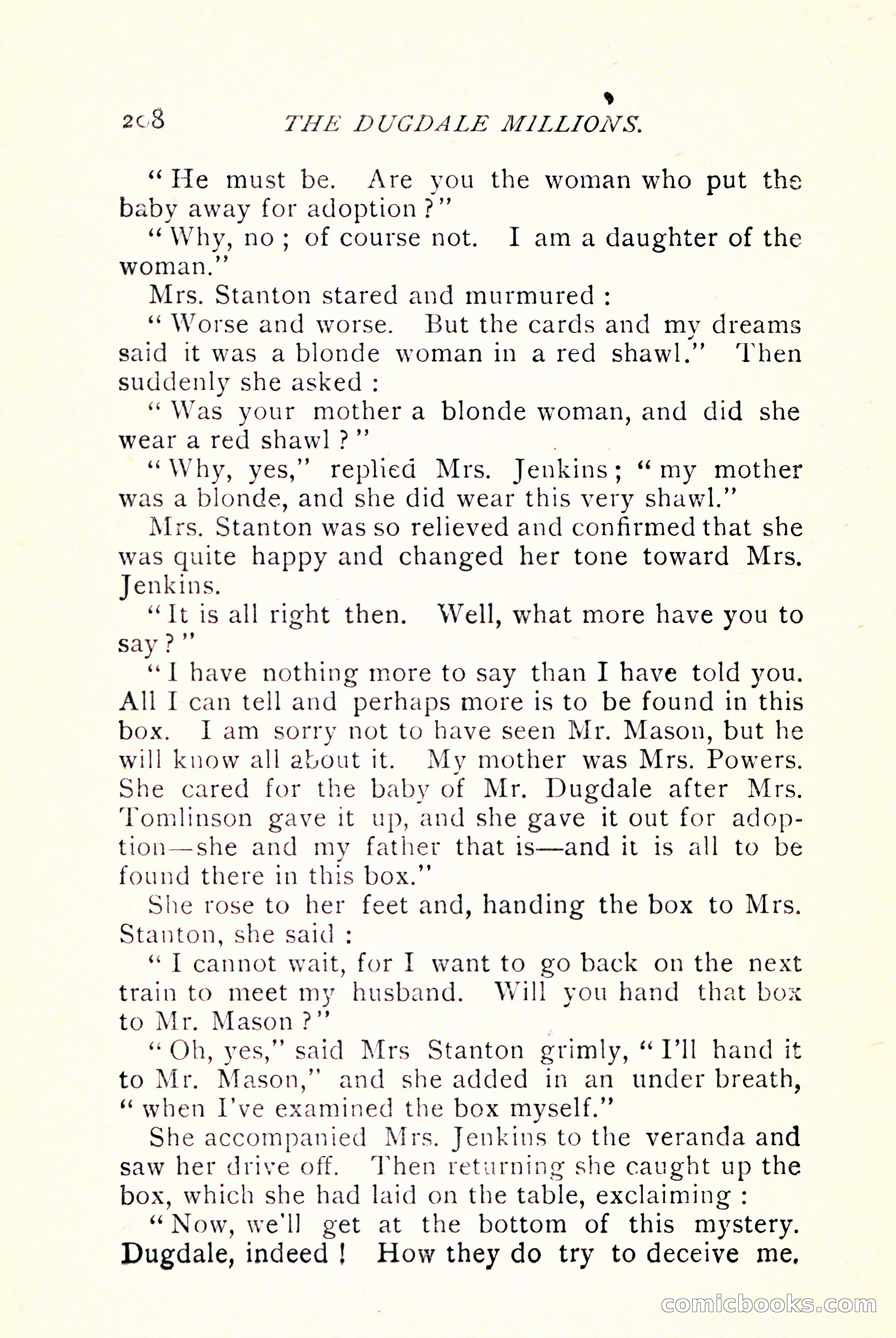 The Dugdale Millions — page 218 of 336