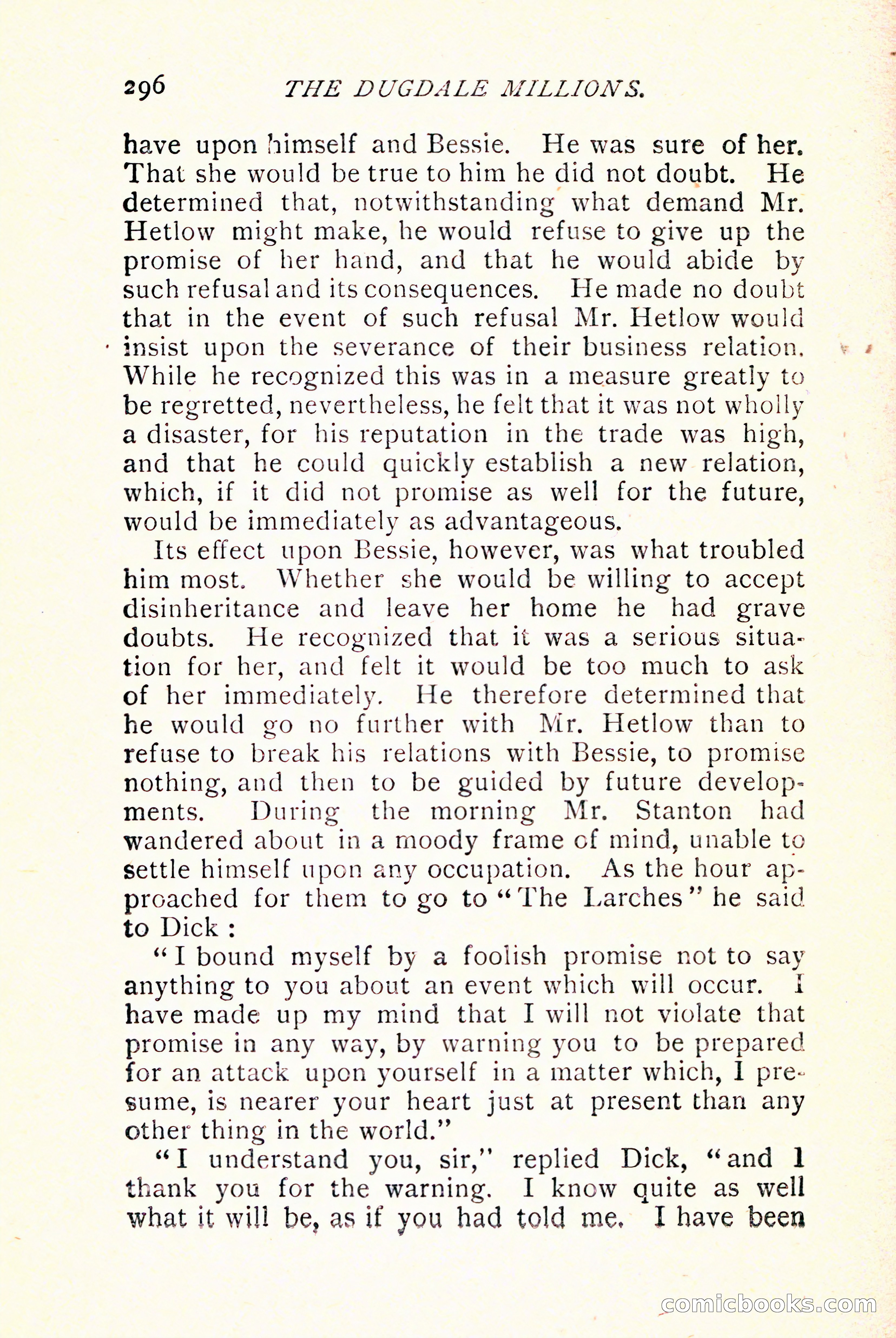 The Dugdale Millions — page 306 of 336