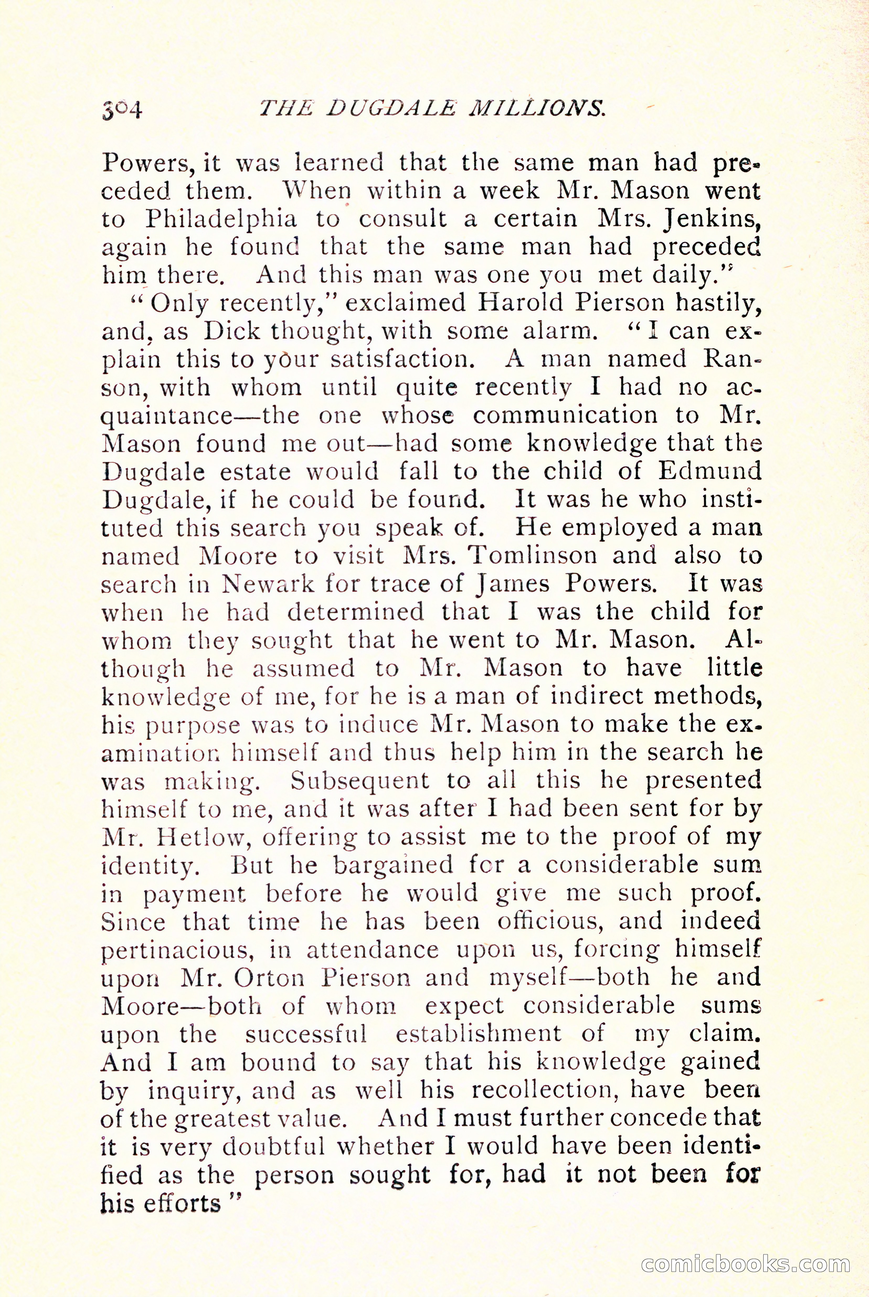 The Dugdale Millions — page 314 of 336