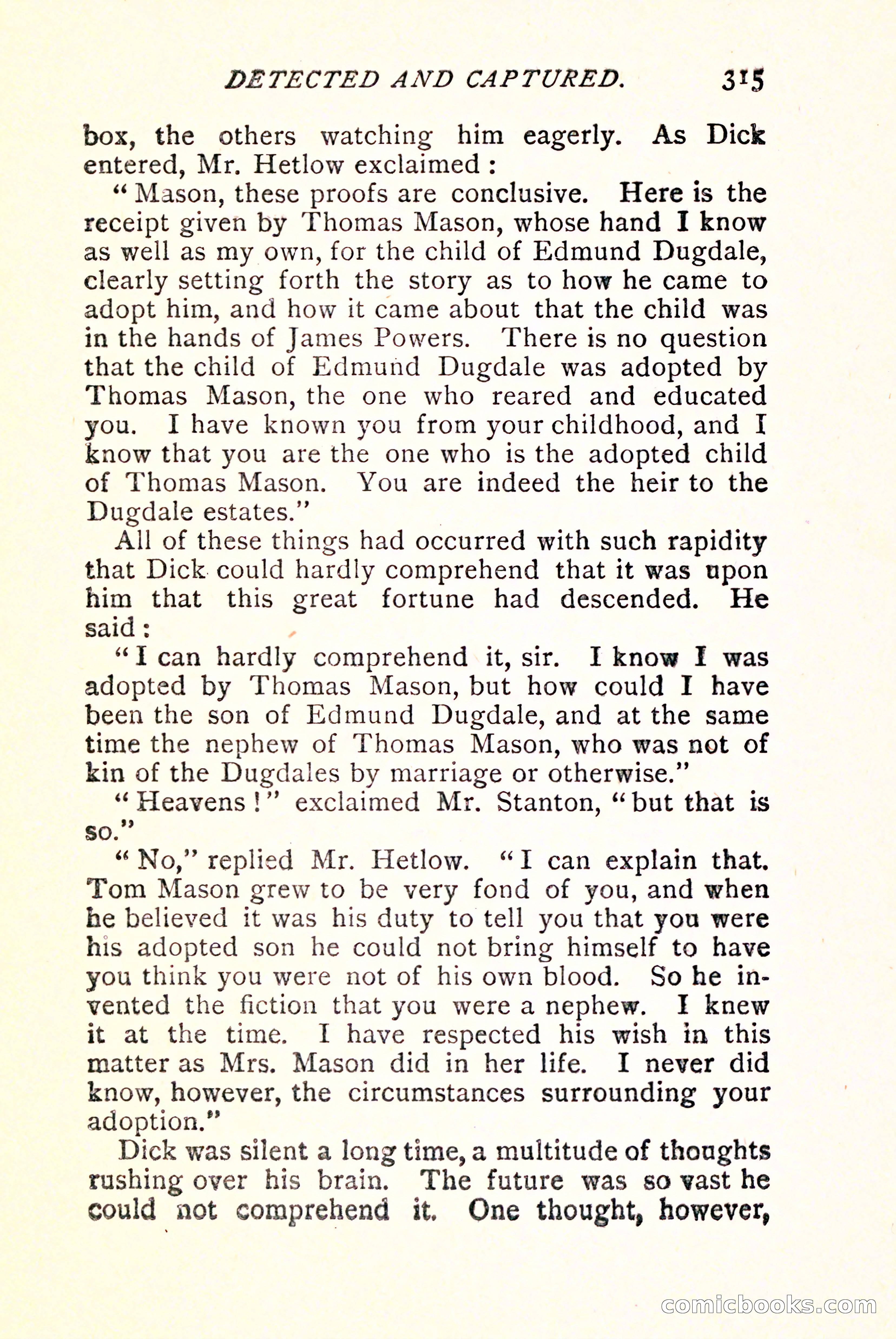 The Dugdale Millions — page 325 of 336