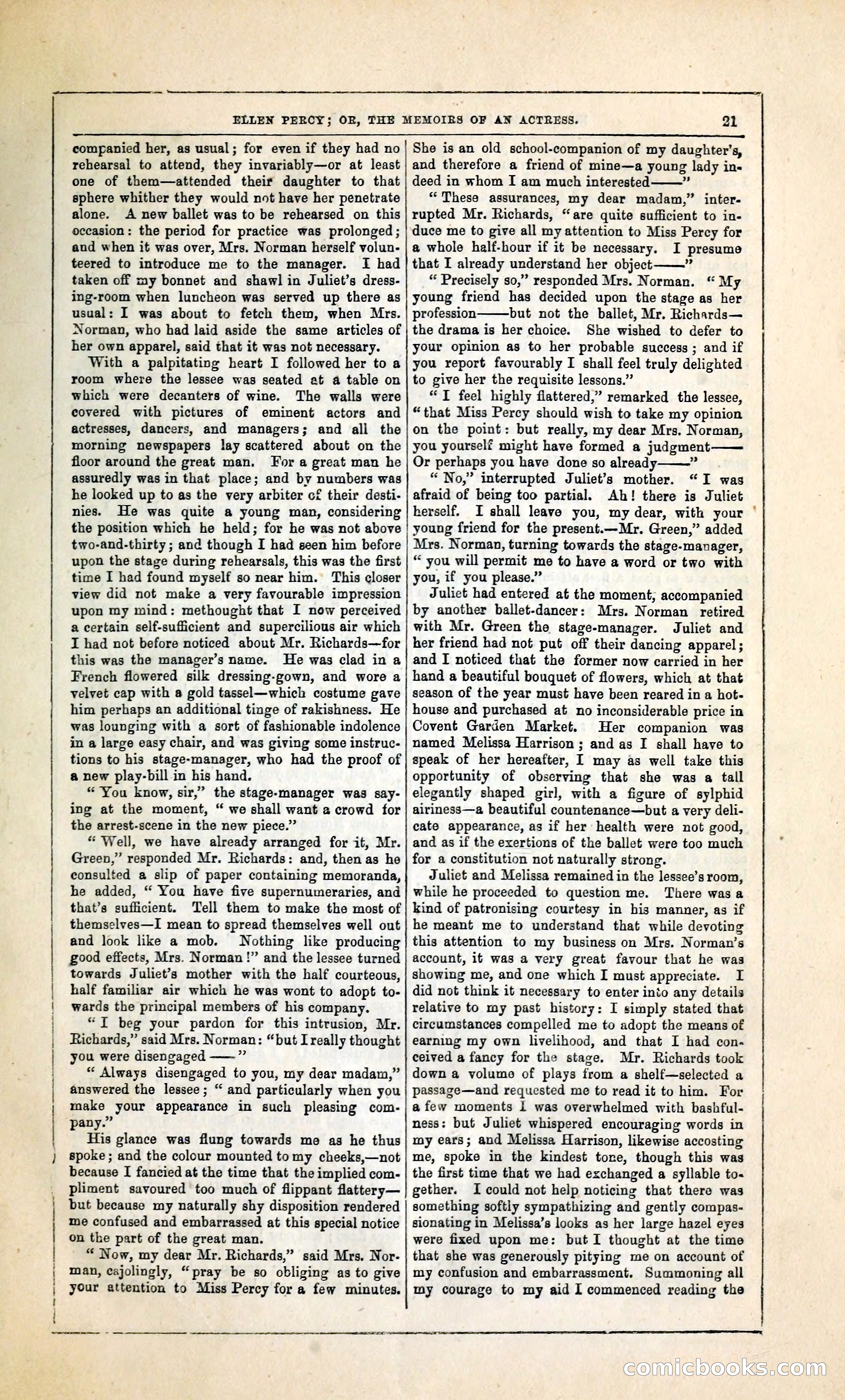 Ellen Percy; or, The Memoirs of an Actress — page 34 of 399