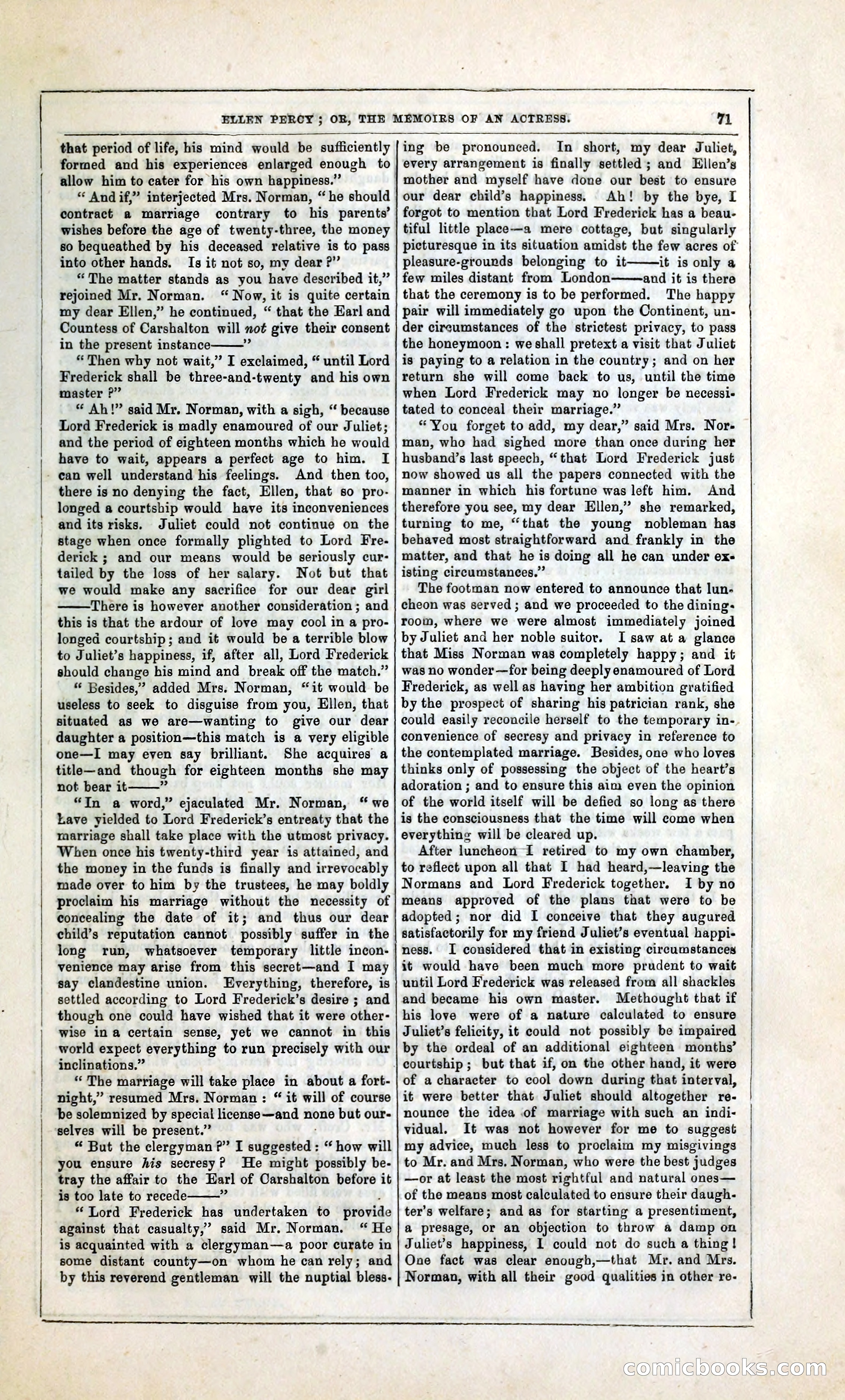 Ellen Percy; or, The Memoirs of an Actress — page 84 of 399