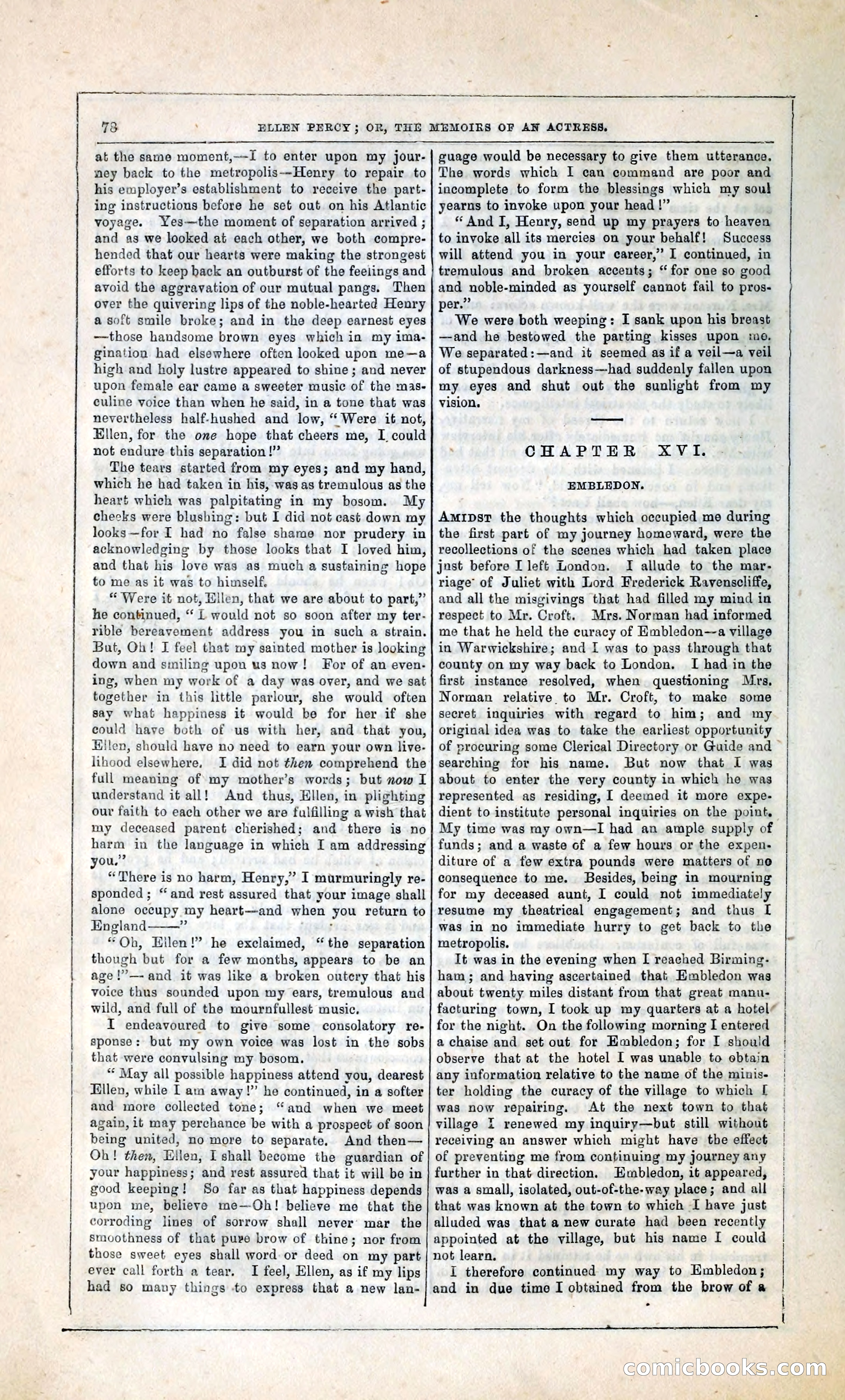 Ellen Percy; or, The Memoirs of an Actress — page 91 of 399