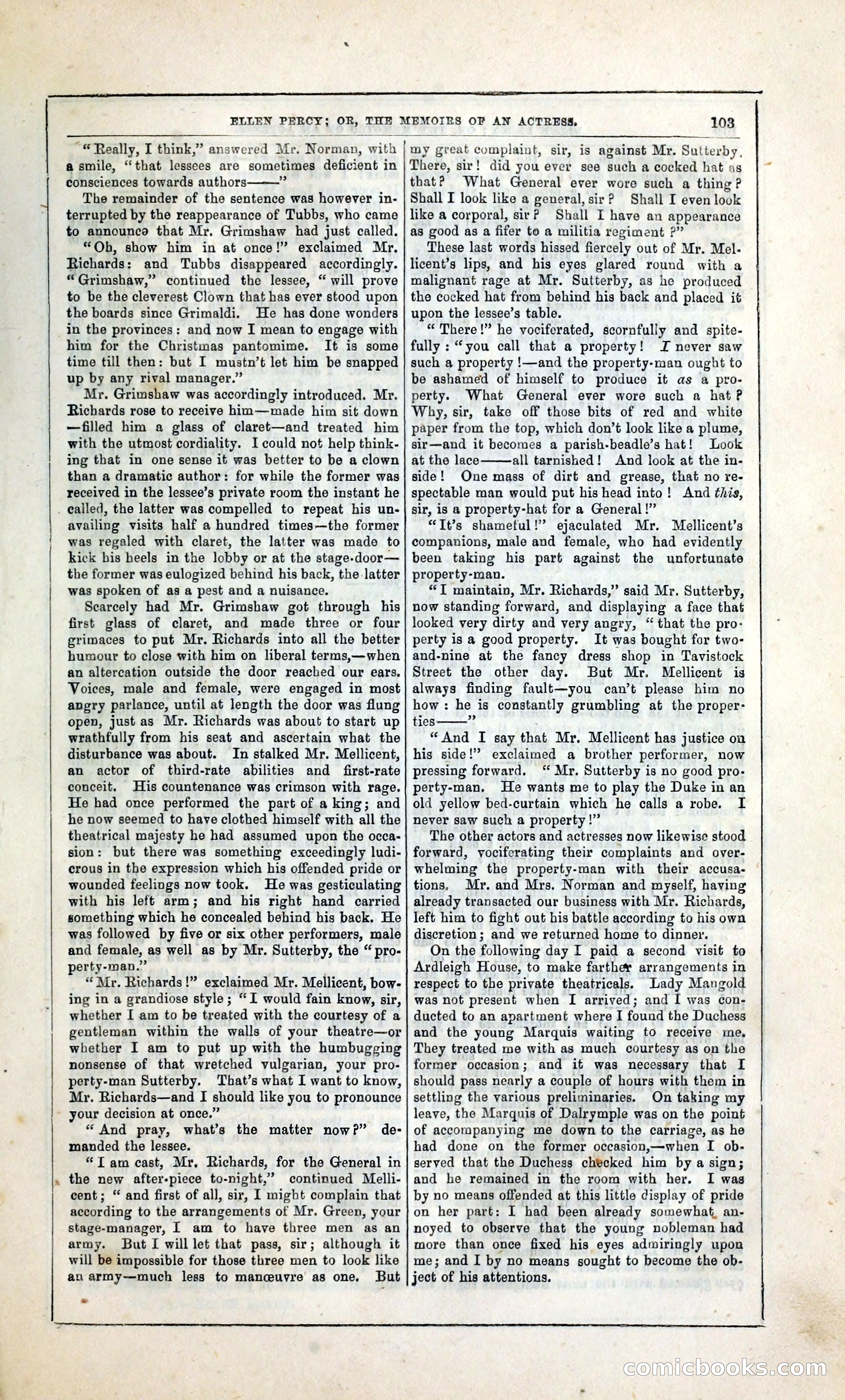 Ellen Percy; or, The Memoirs of an Actress — page 116 of 399