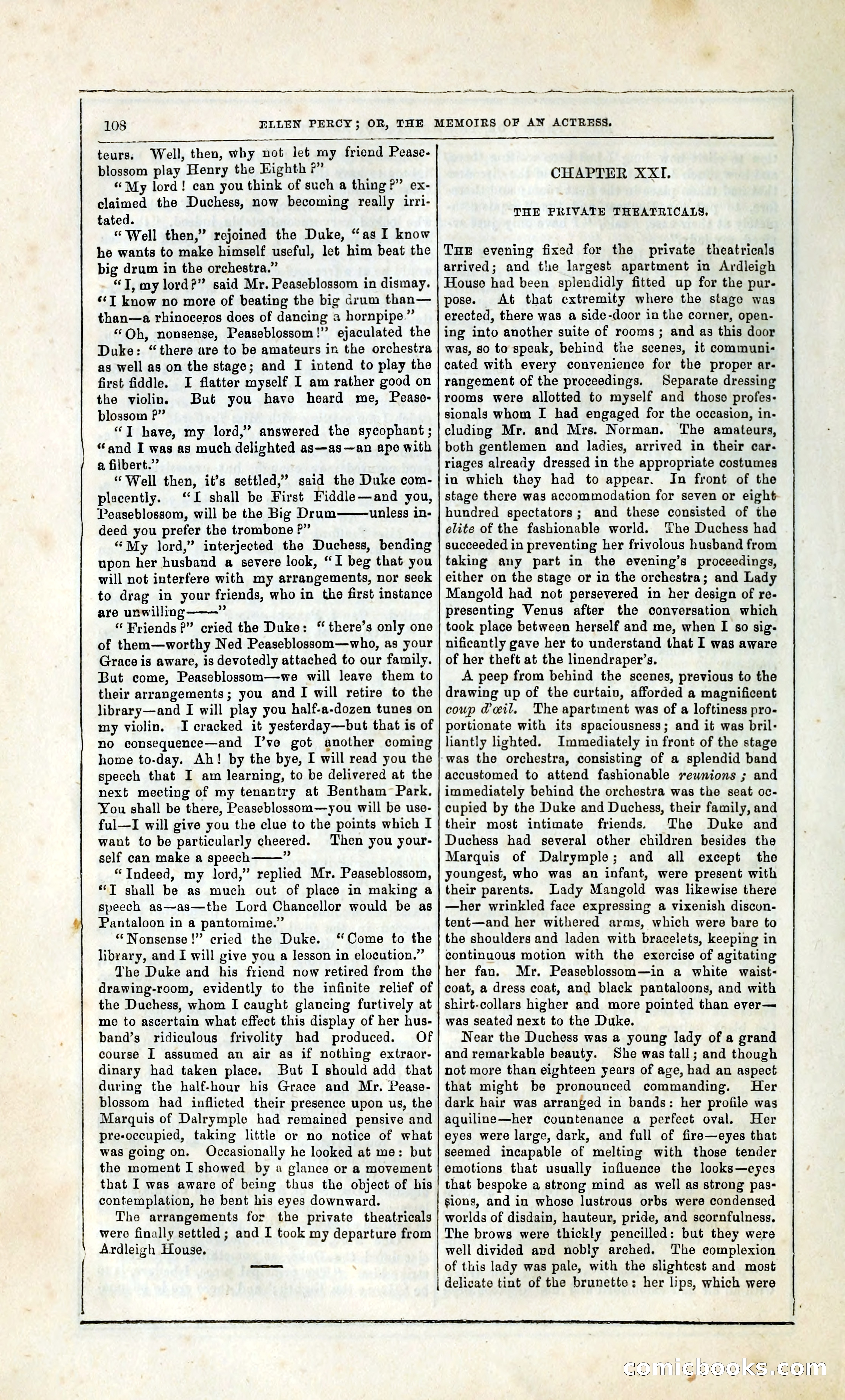 Ellen Percy; or, The Memoirs of an Actress — page 121 of 399