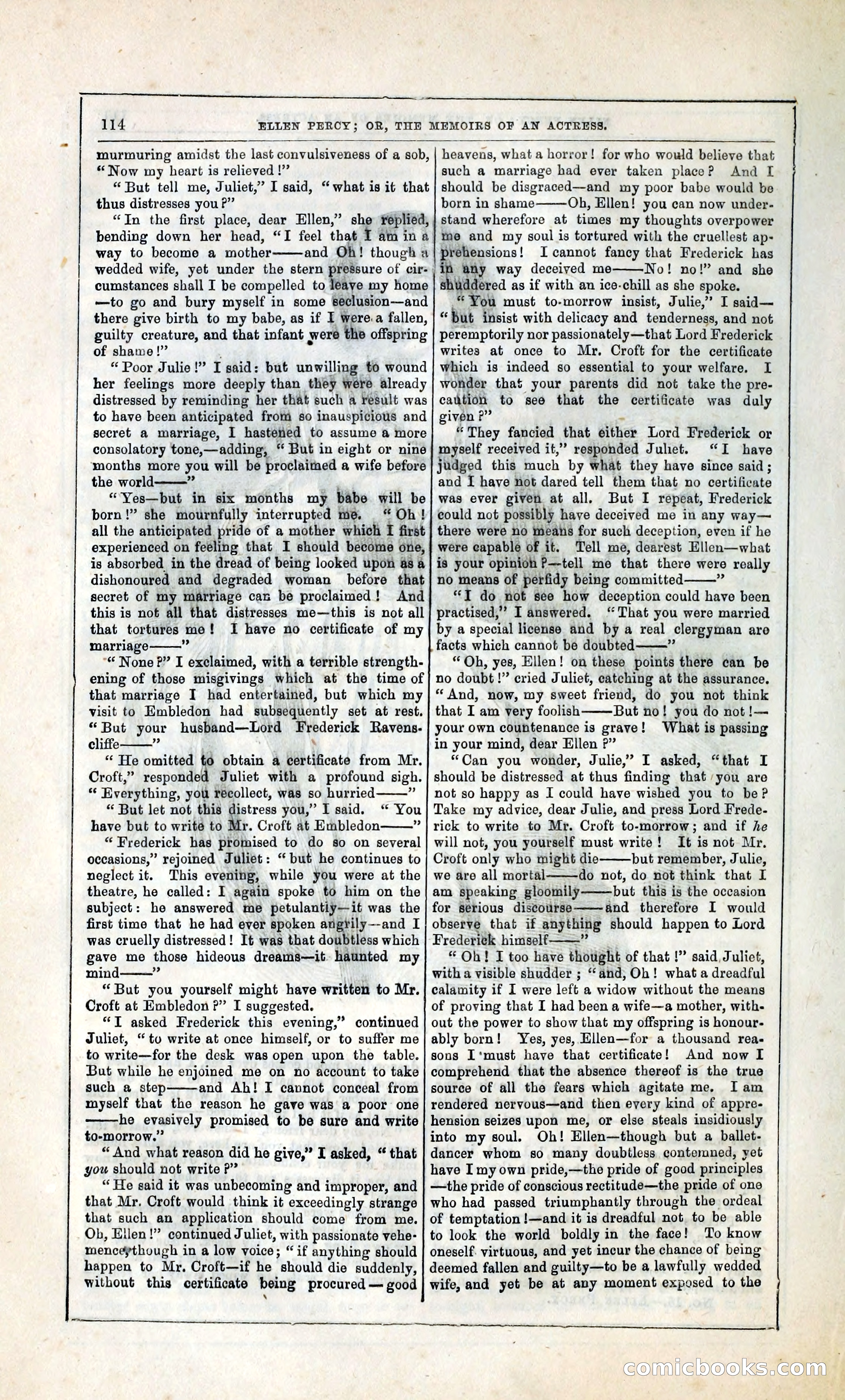 Ellen Percy; or, The Memoirs of an Actress — page 127 of 399