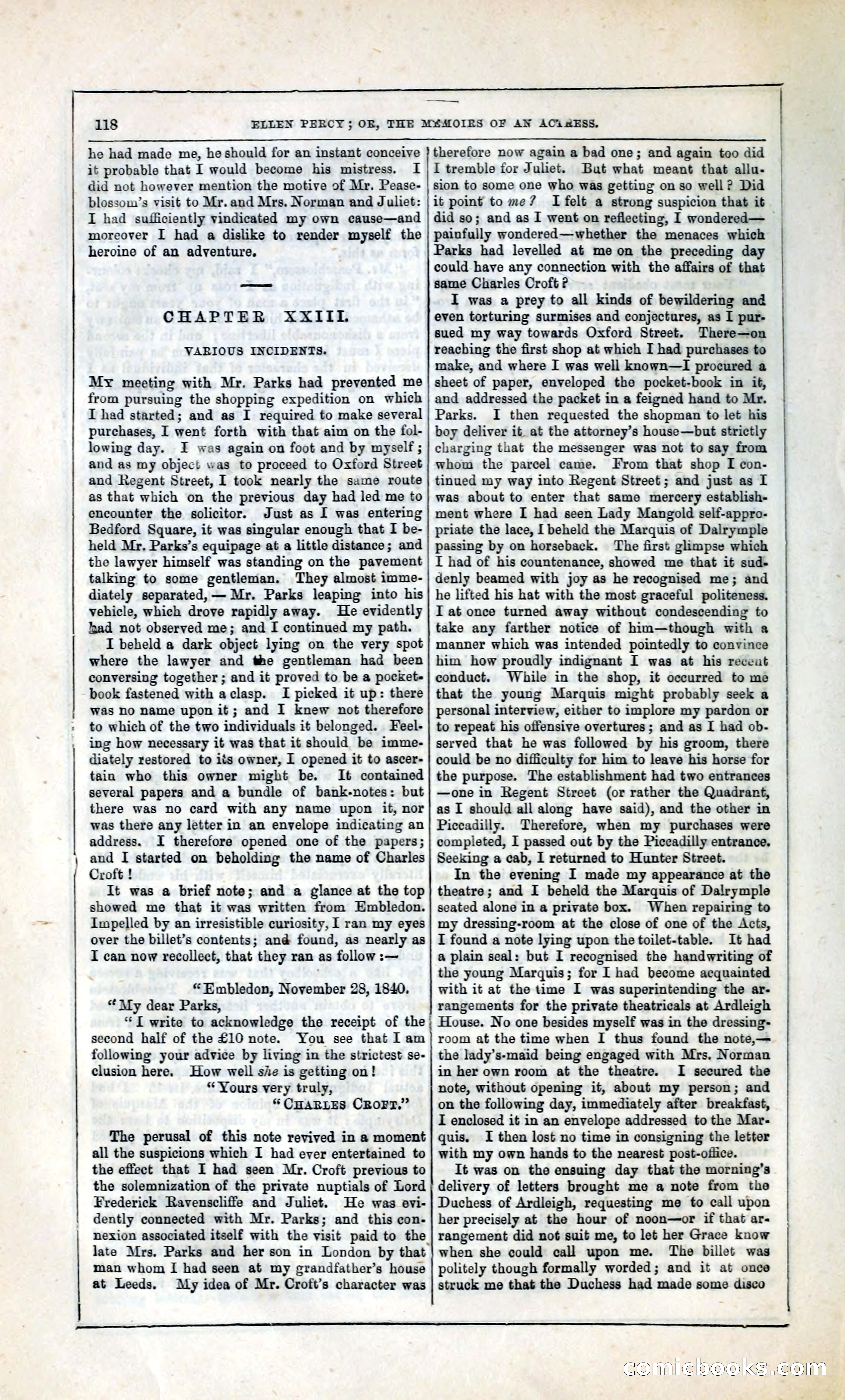 Ellen Percy; or, The Memoirs of an Actress — page 131 of 399