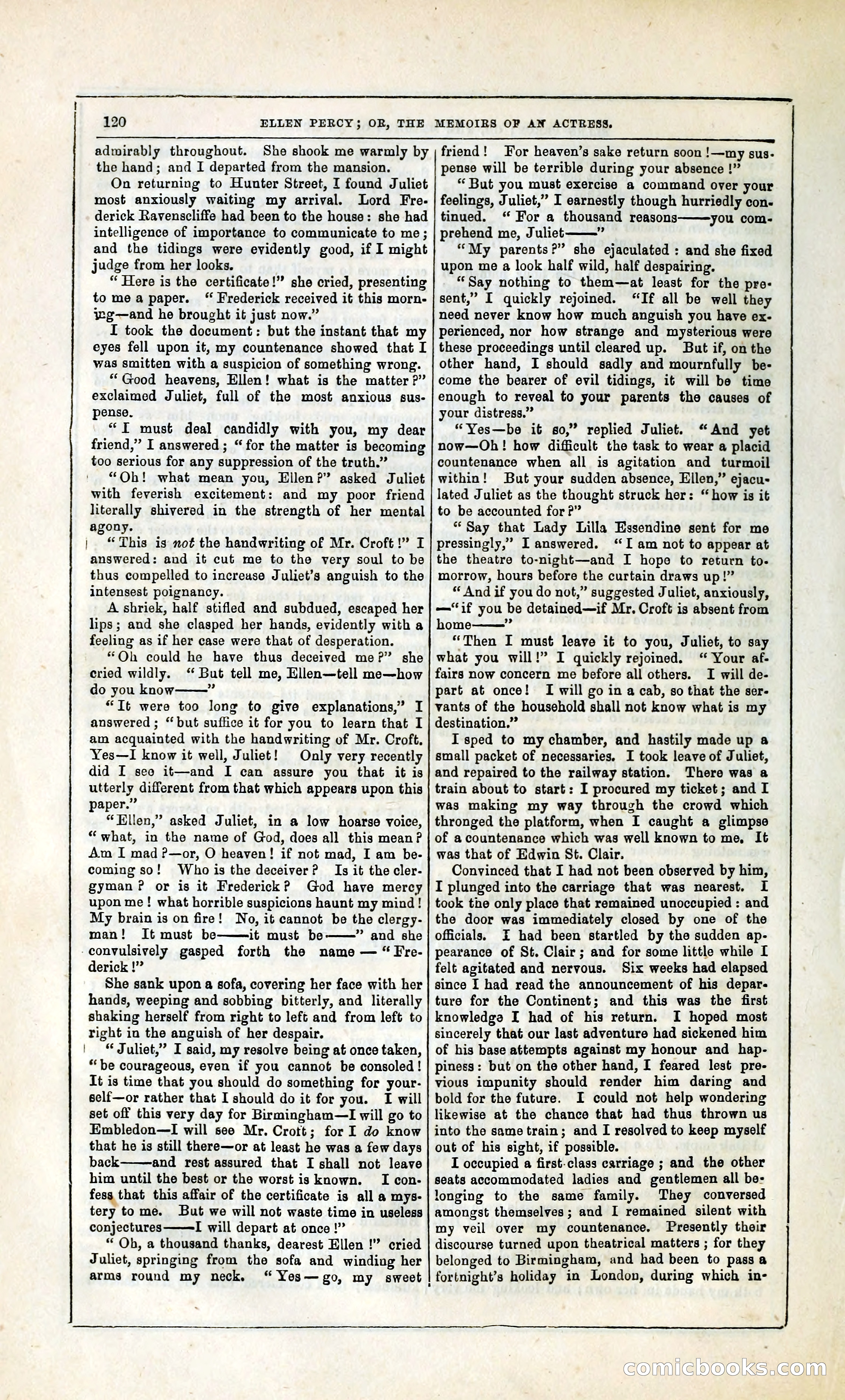 Ellen Percy; or, The Memoirs of an Actress — page 133 of 399