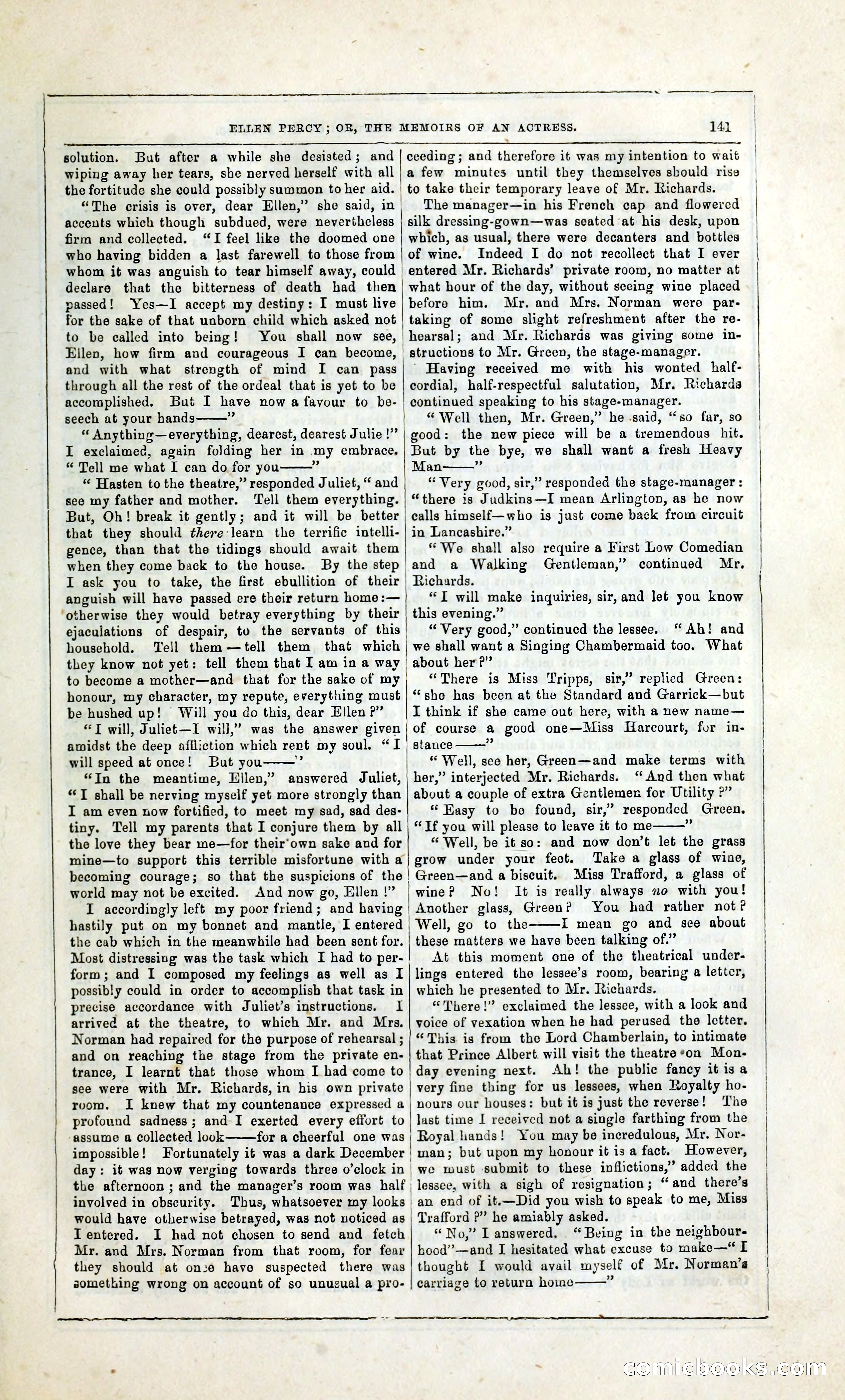 Ellen Percy; or, The Memoirs of an Actress — page 154 of 399