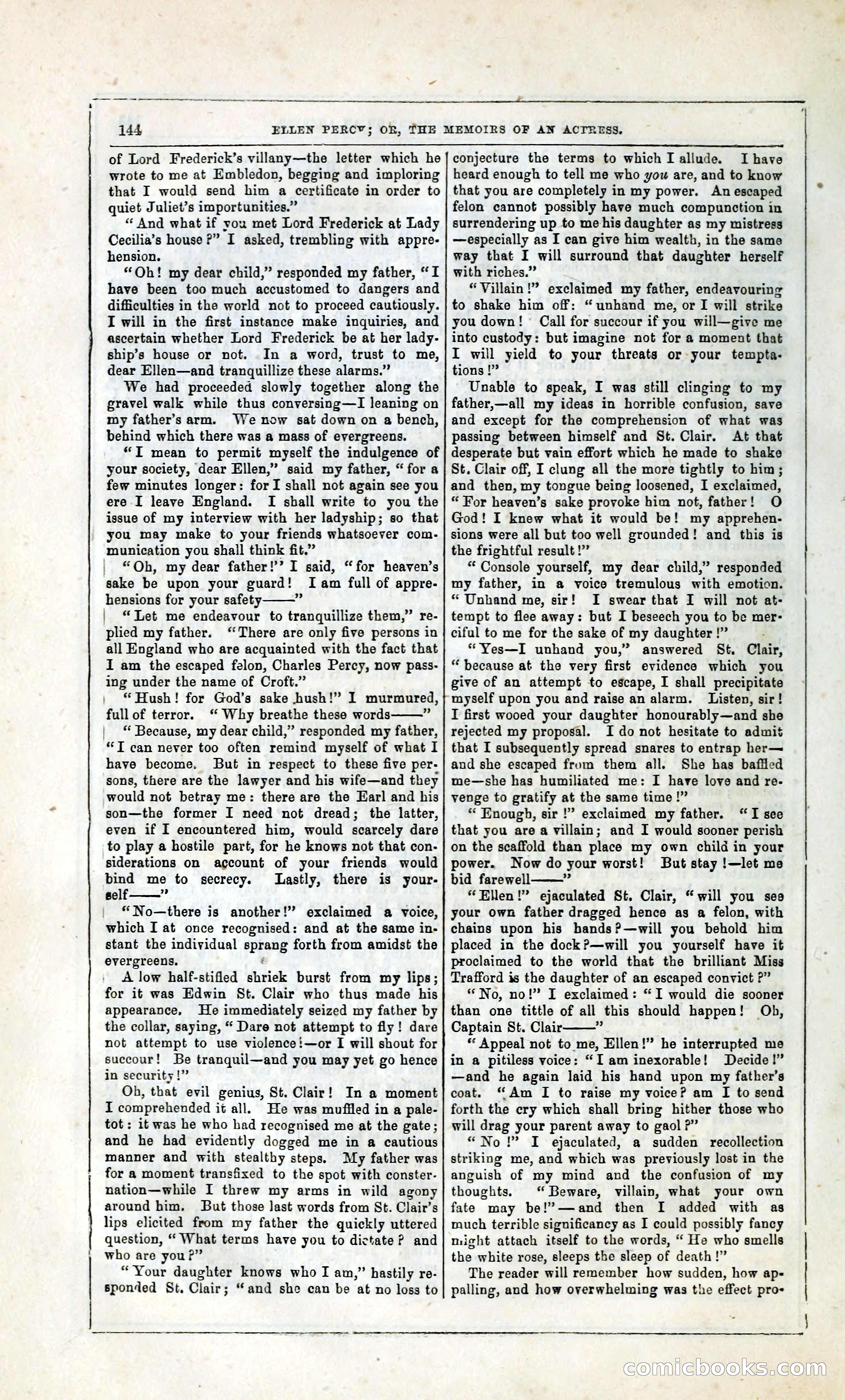 Ellen Percy; or, The Memoirs of an Actress — page 157 of 399