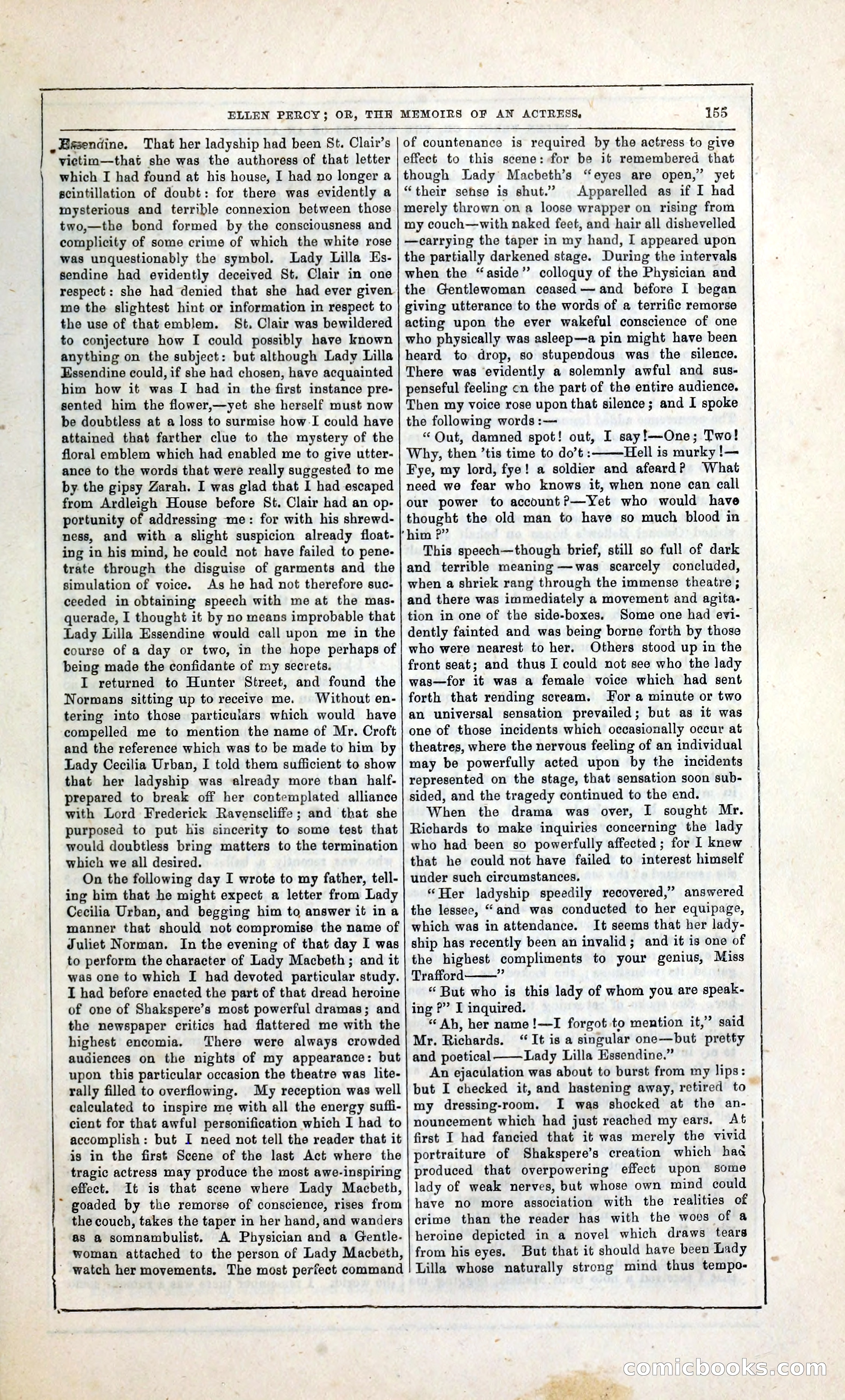 Ellen Percy; or, The Memoirs of an Actress — page 168 of 399
