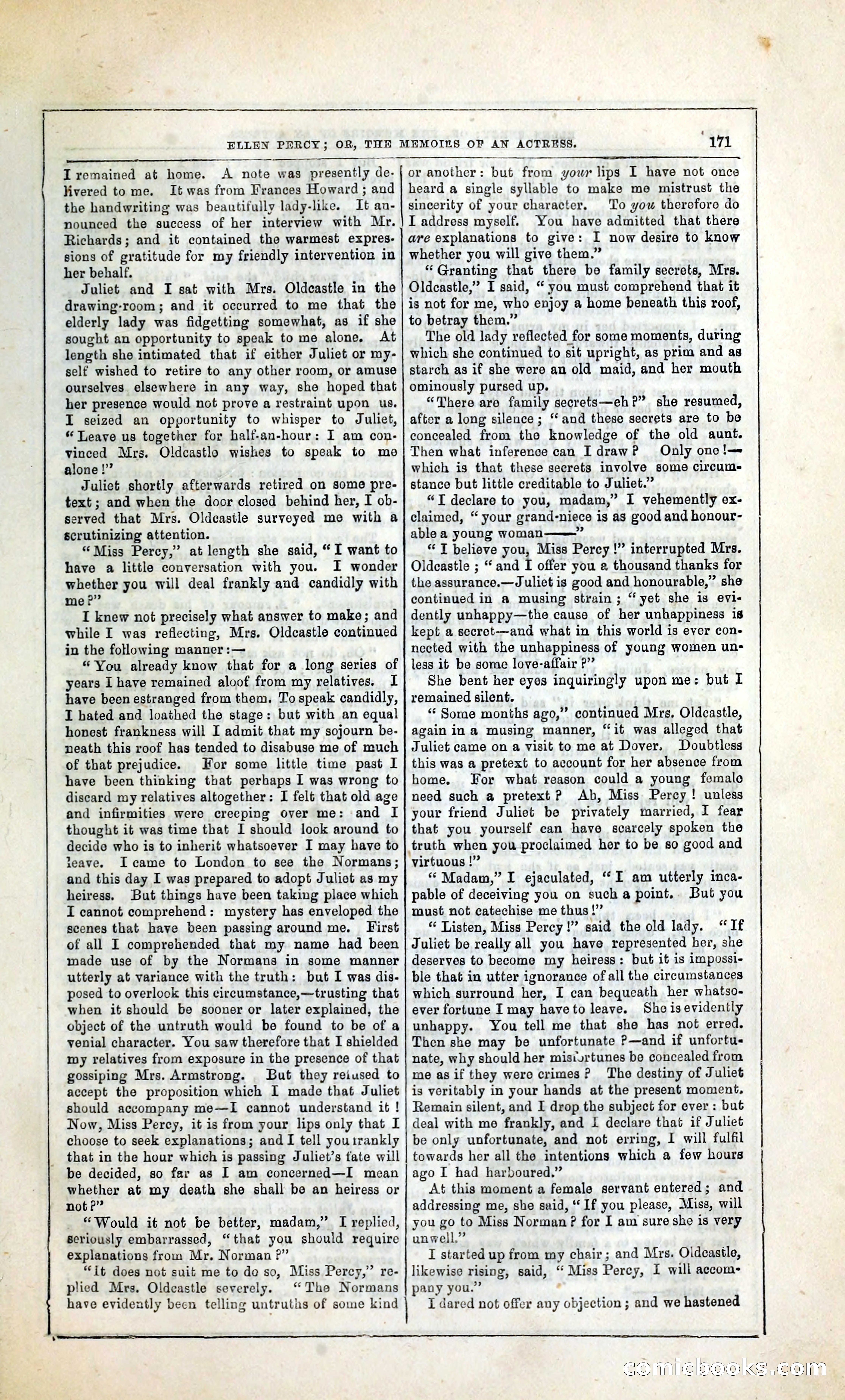 Ellen Percy; or, The Memoirs of an Actress — page 184 of 399