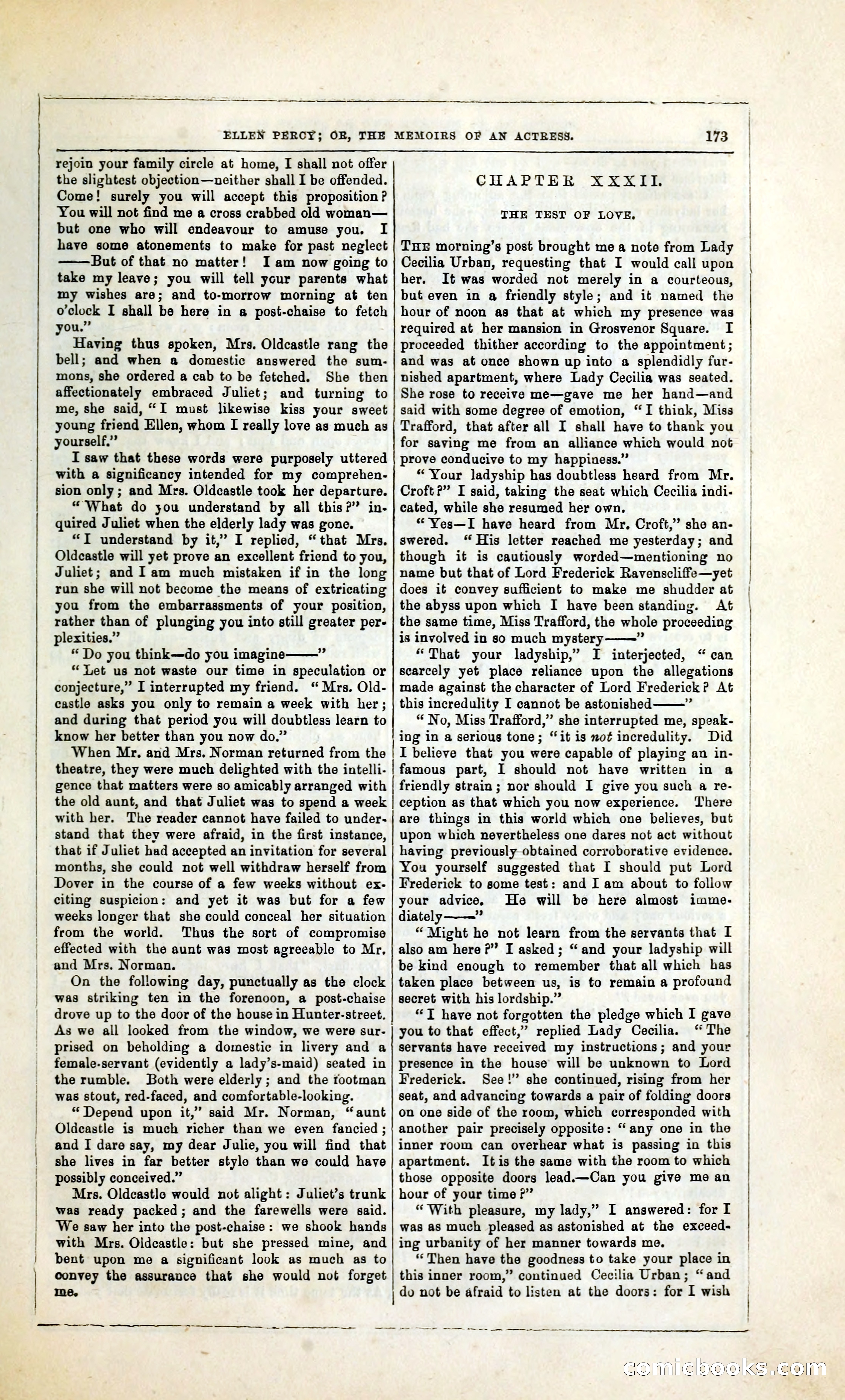 Ellen Percy; or, The Memoirs of an Actress — page 186 of 399