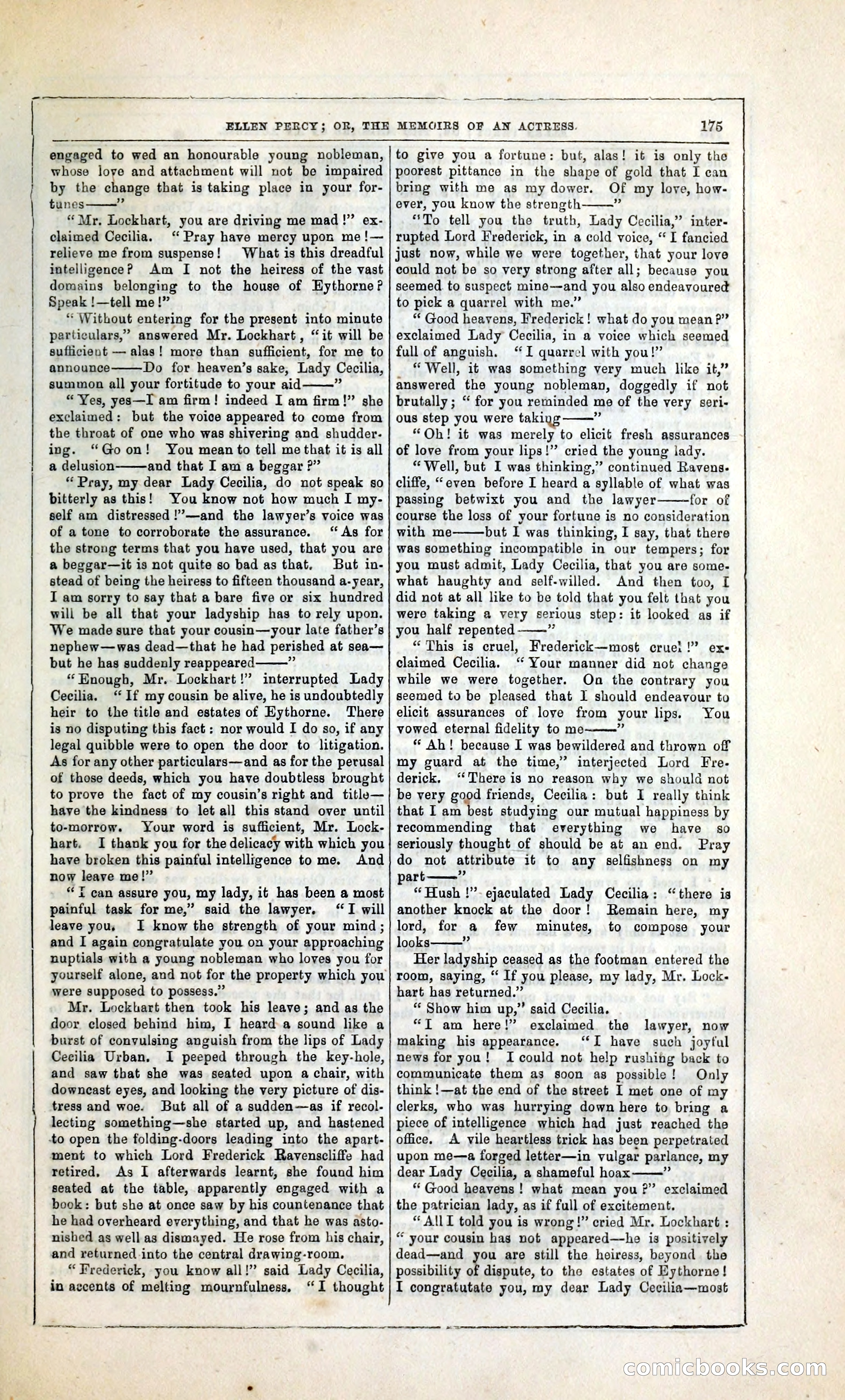 Ellen Percy; or, The Memoirs of an Actress — page 188 of 399