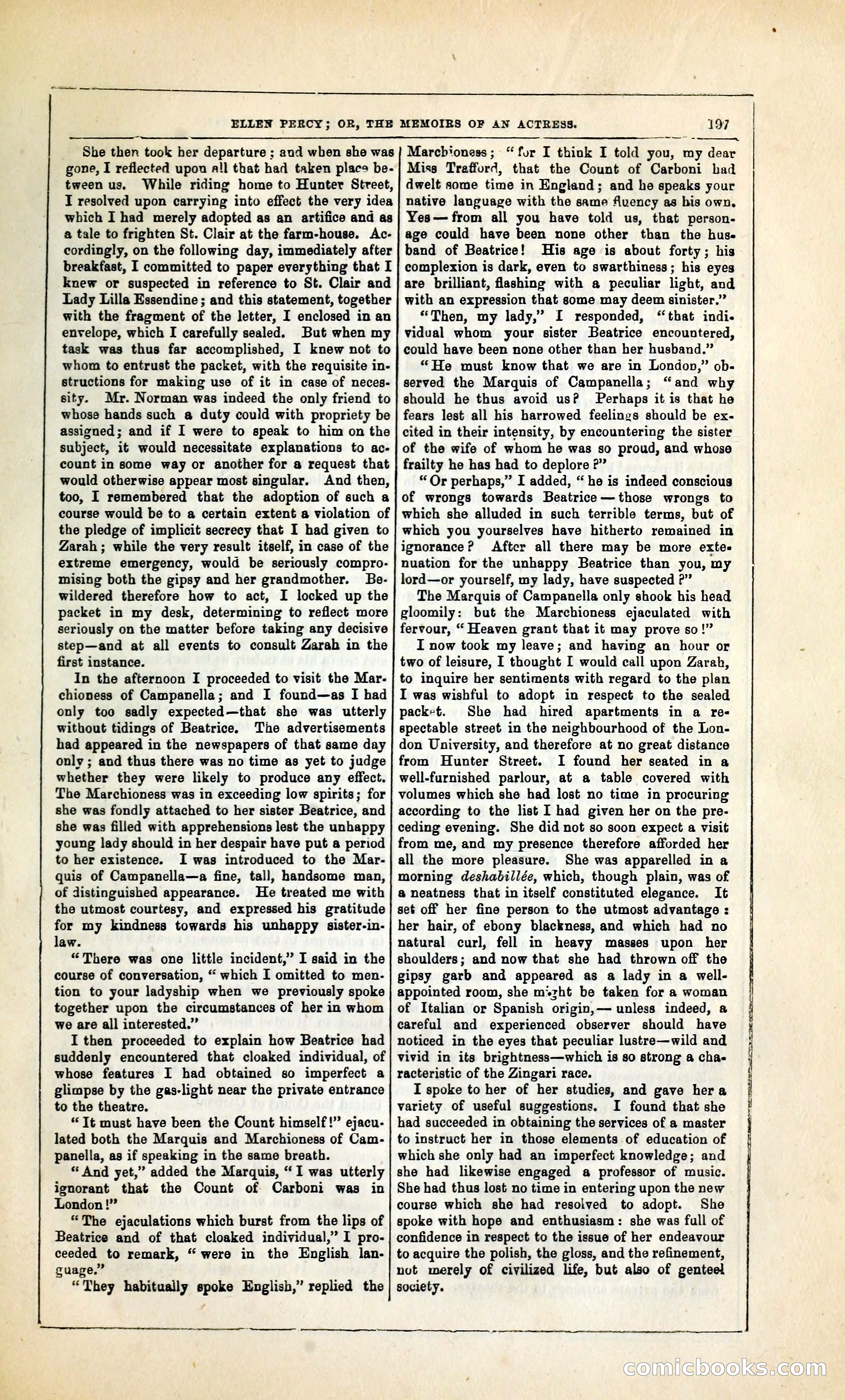 Ellen Percy; or, The Memoirs of an Actress — page 210 of 399