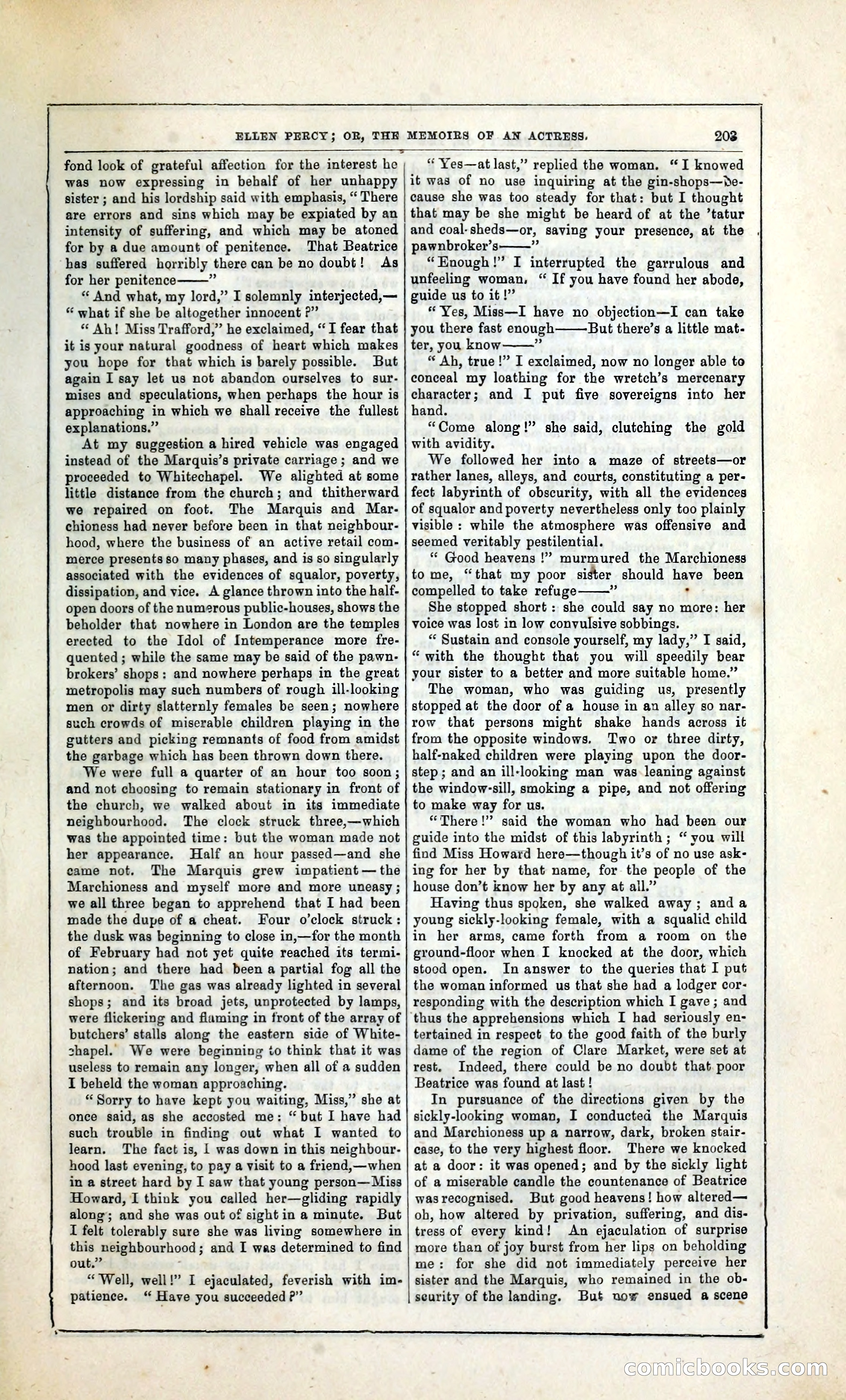 Ellen Percy; or, The Memoirs of an Actress — page 216 of 399