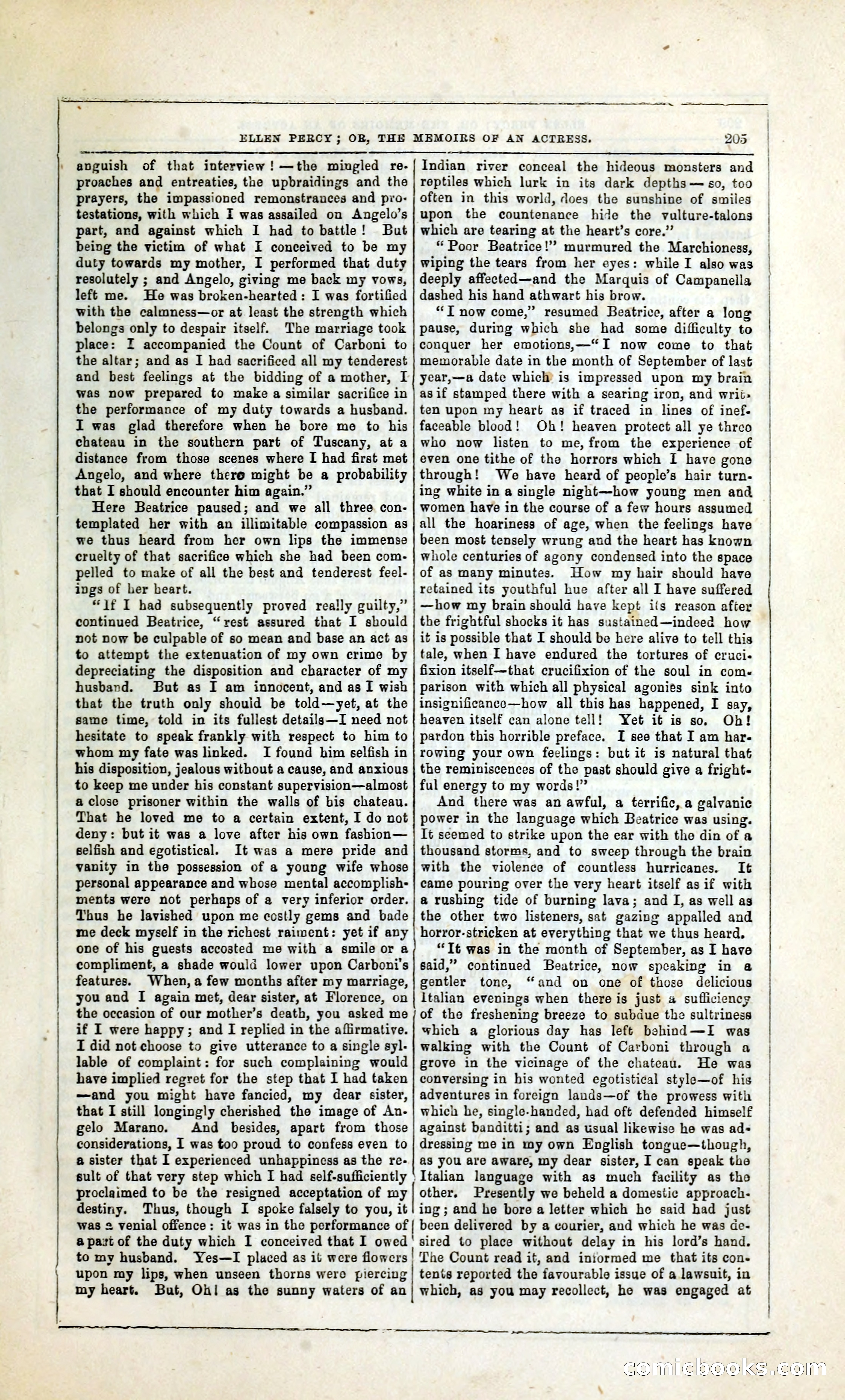 Ellen Percy; or, The Memoirs of an Actress — page 218 of 399