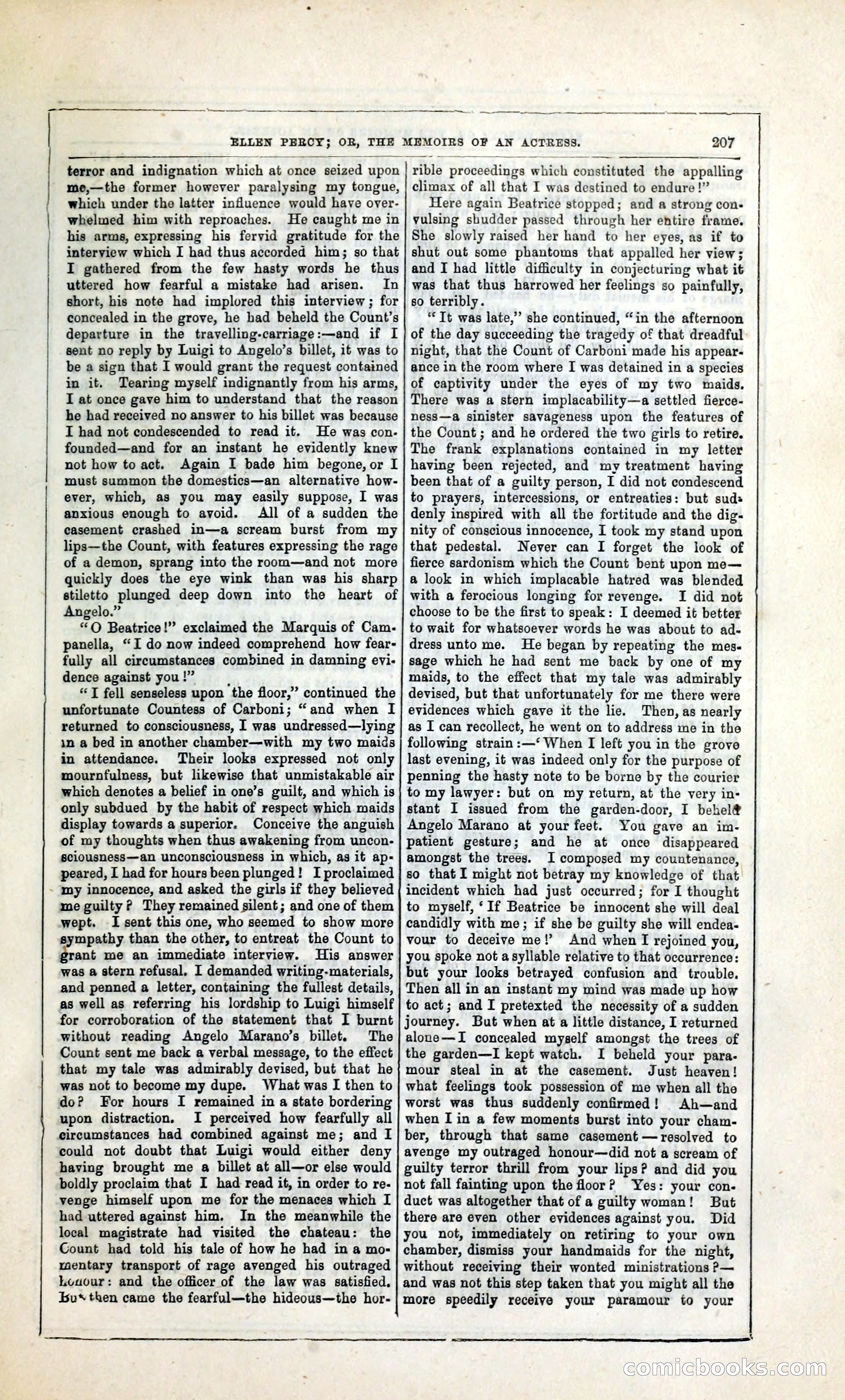 Ellen Percy; or, The Memoirs of an Actress — page 220 of 399