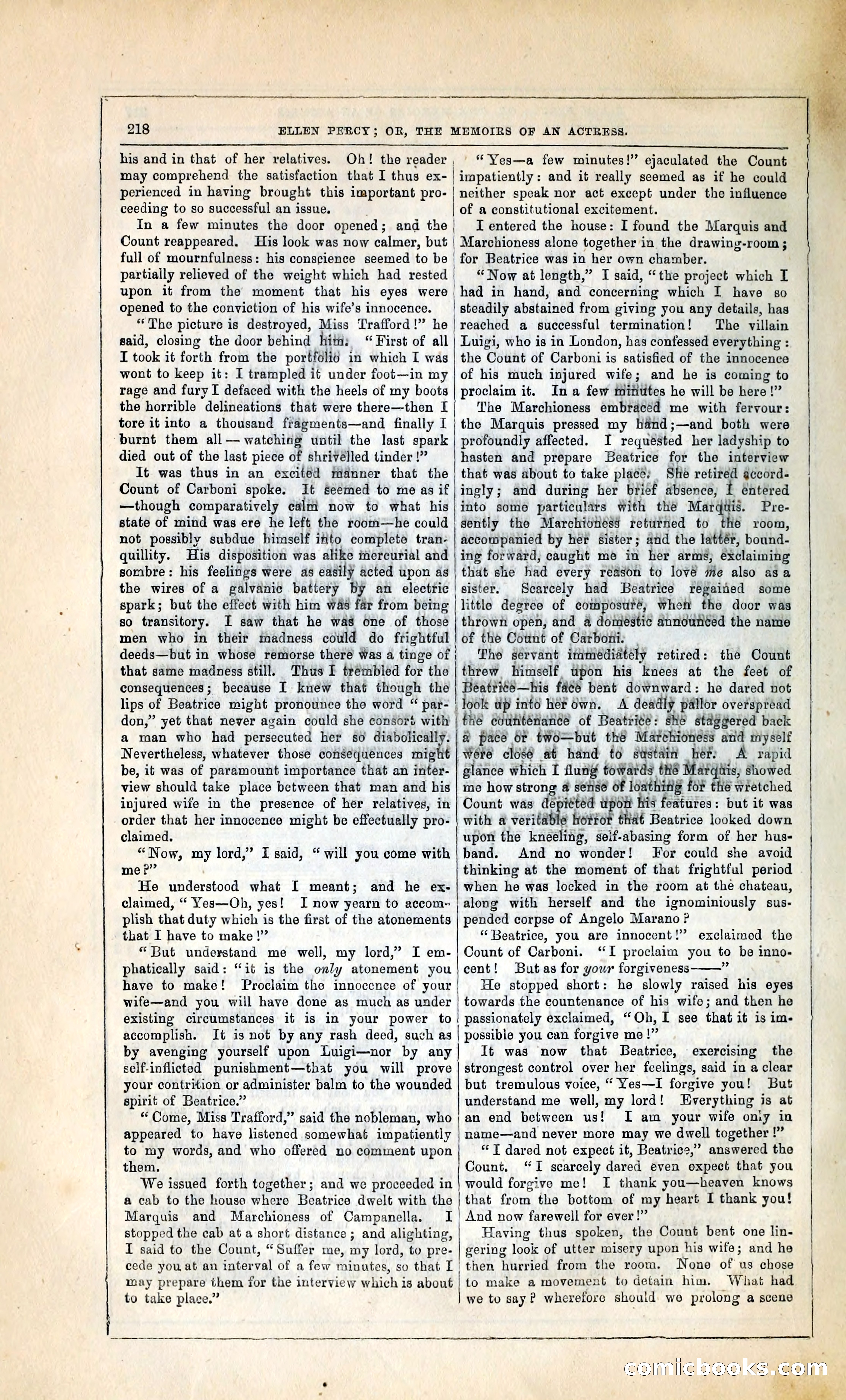 Ellen Percy; or, The Memoirs of an Actress — page 231 of 399