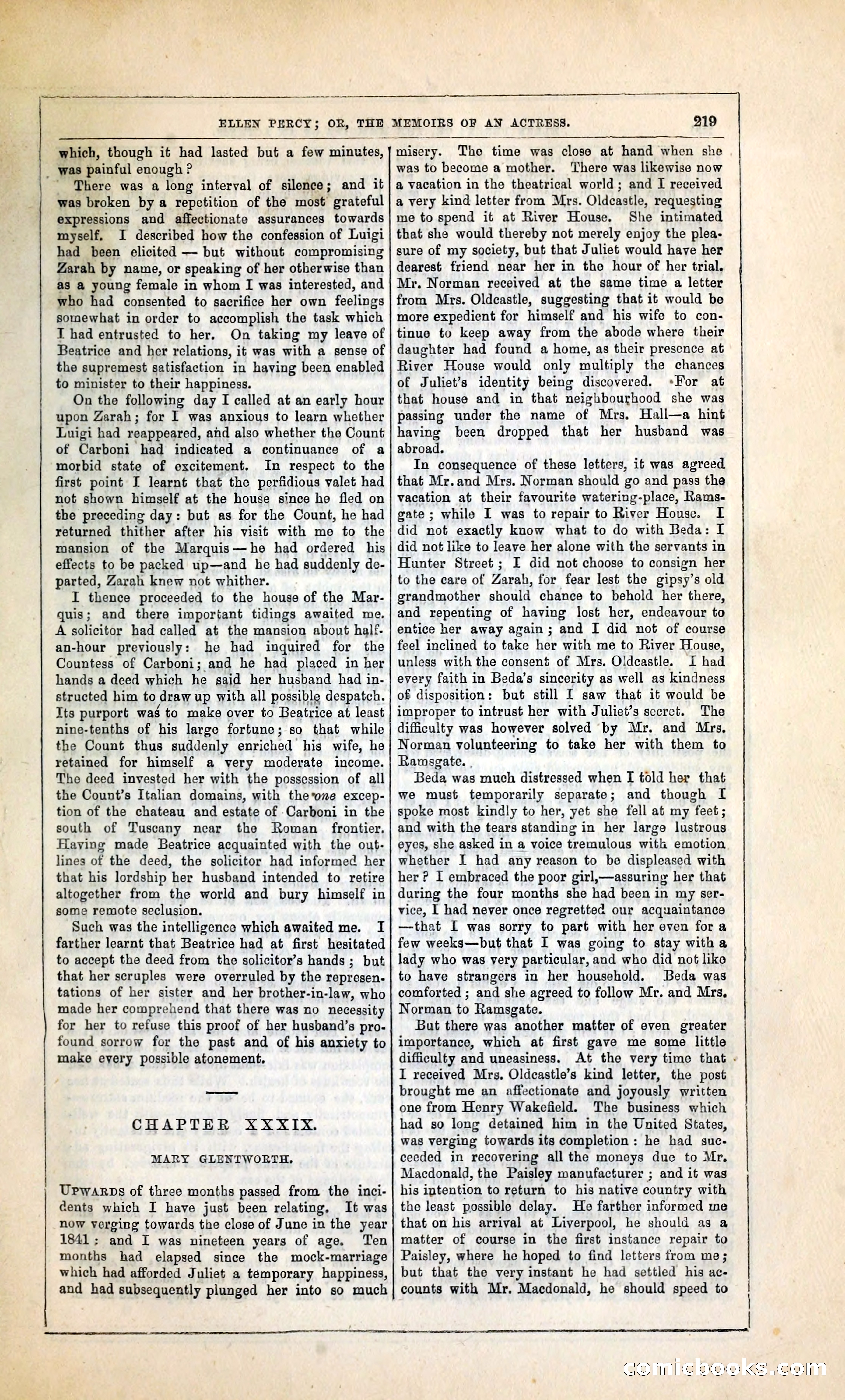 Ellen Percy; or, The Memoirs of an Actress — page 232 of 399