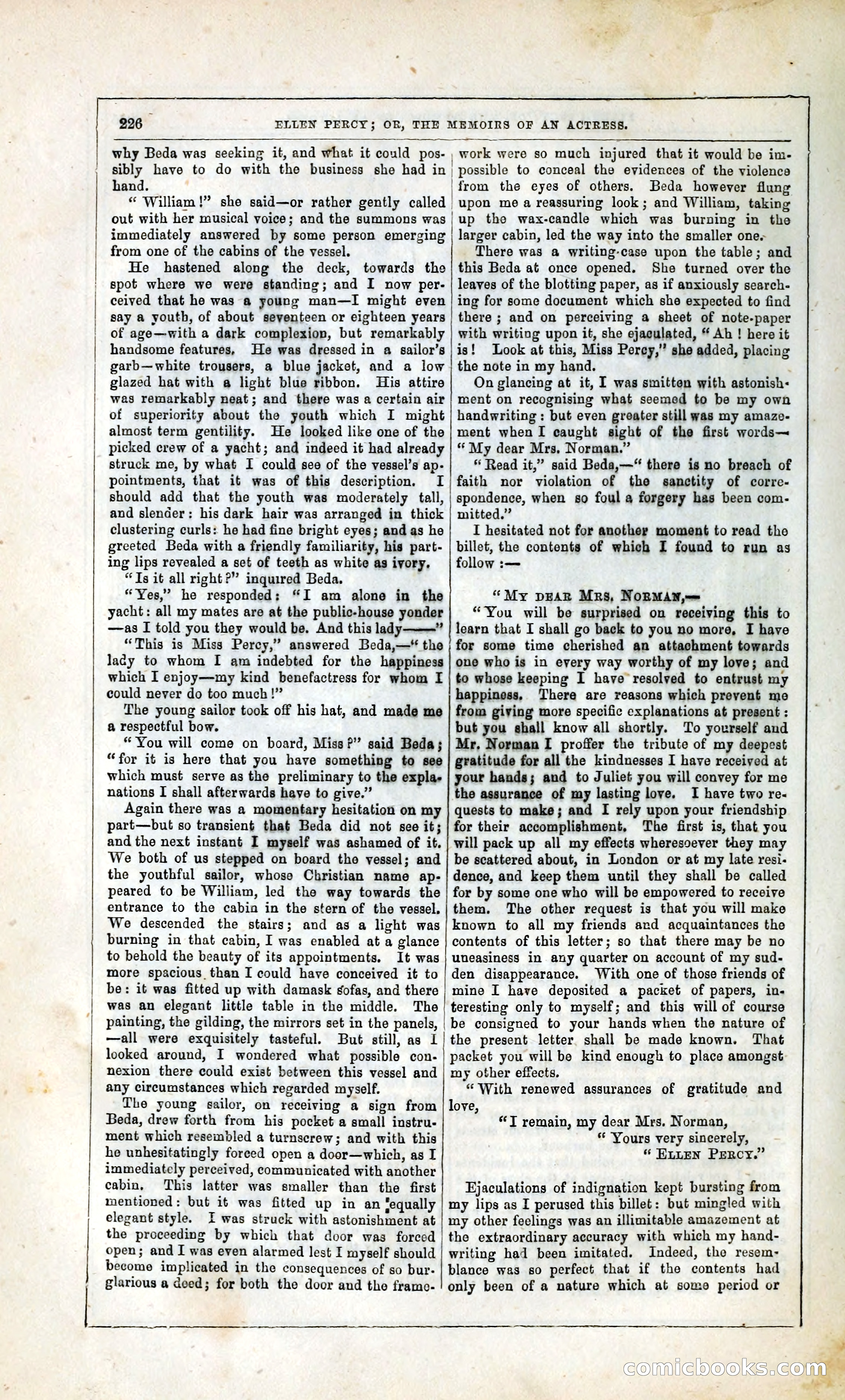 Ellen Percy; or, The Memoirs of an Actress — page 239 of 399