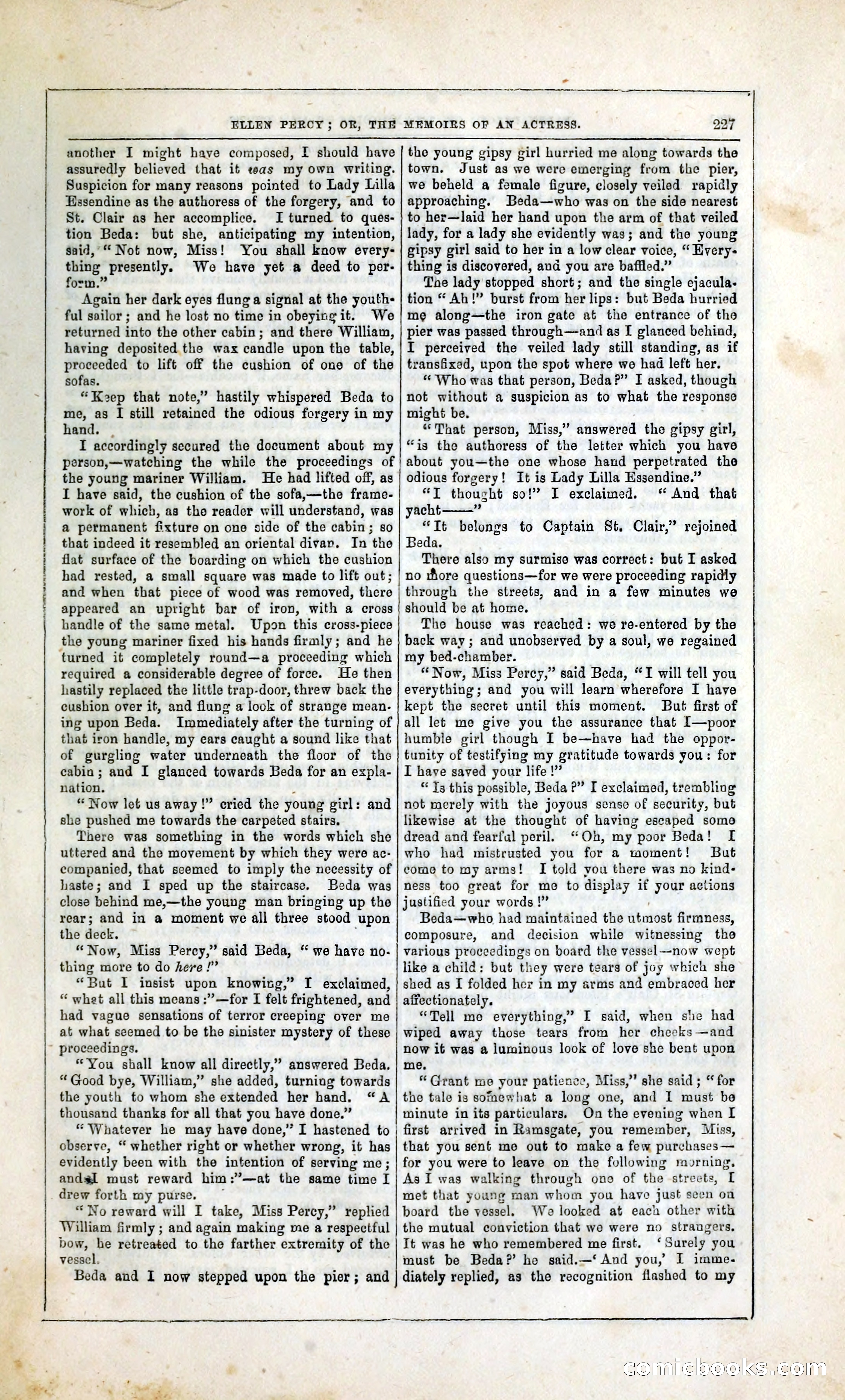 Ellen Percy; or, The Memoirs of an Actress — page 240 of 399