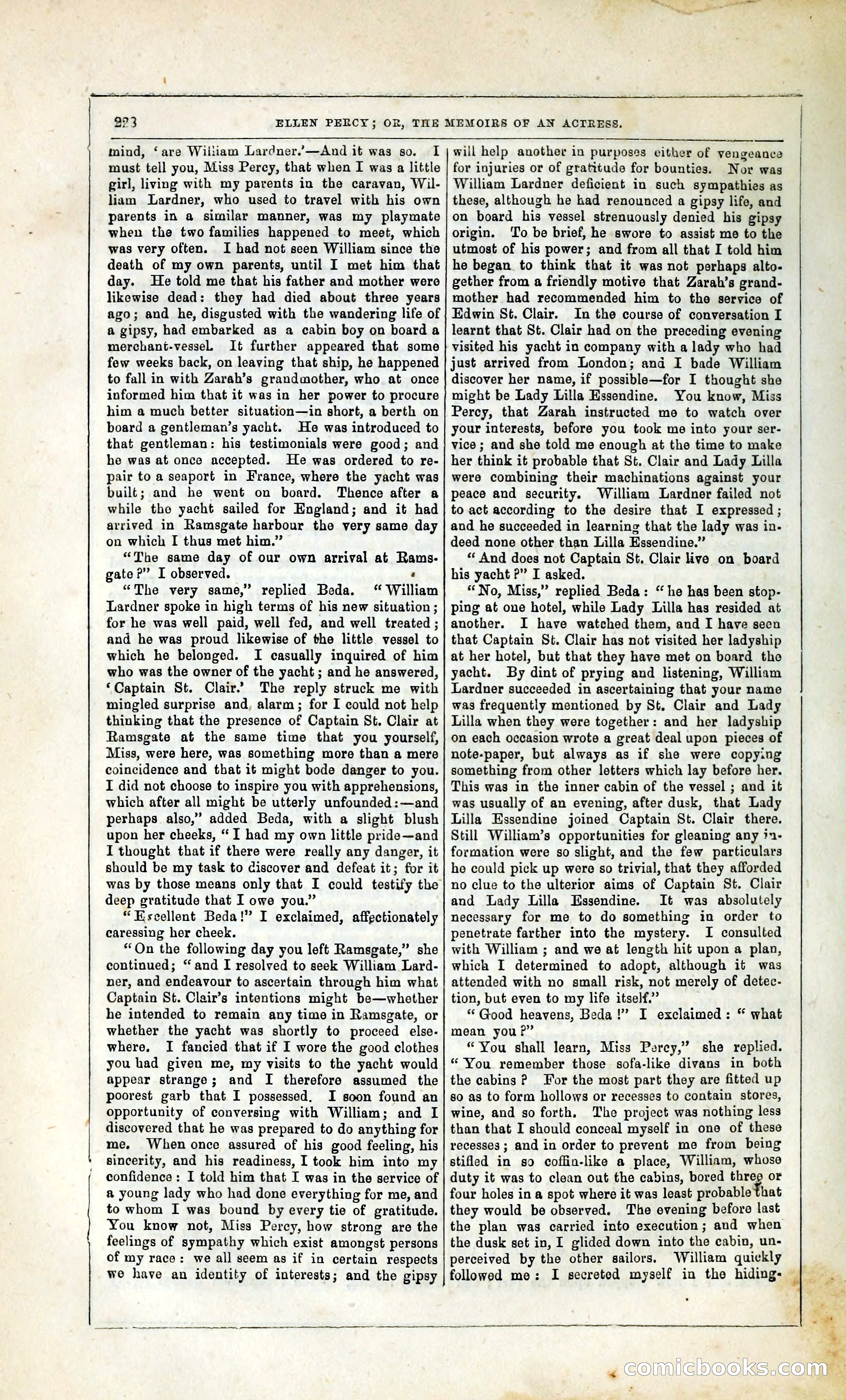 Ellen Percy; or, The Memoirs of an Actress — page 241 of 399
