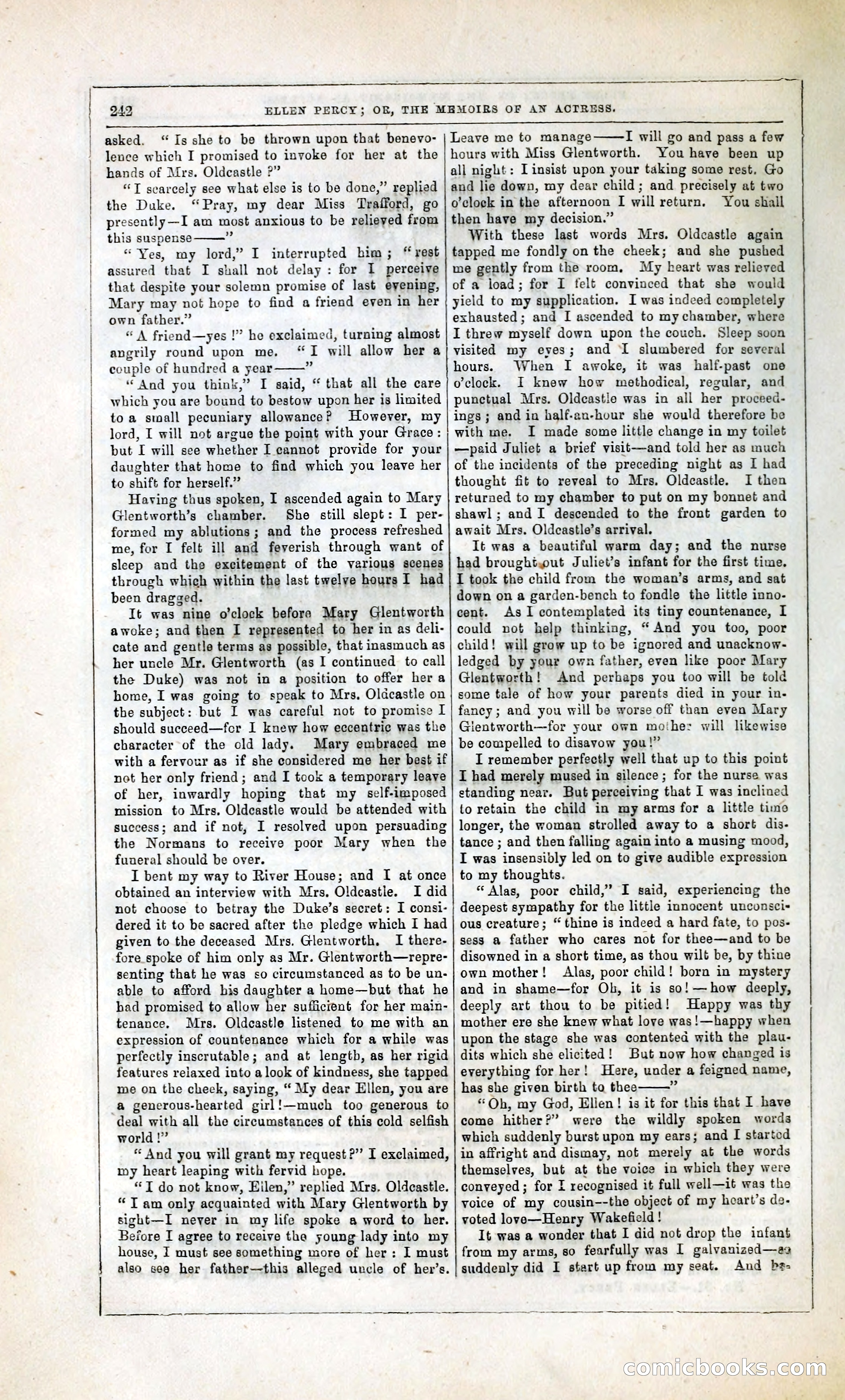 Ellen Percy; or, The Memoirs of an Actress — page 255 of 399