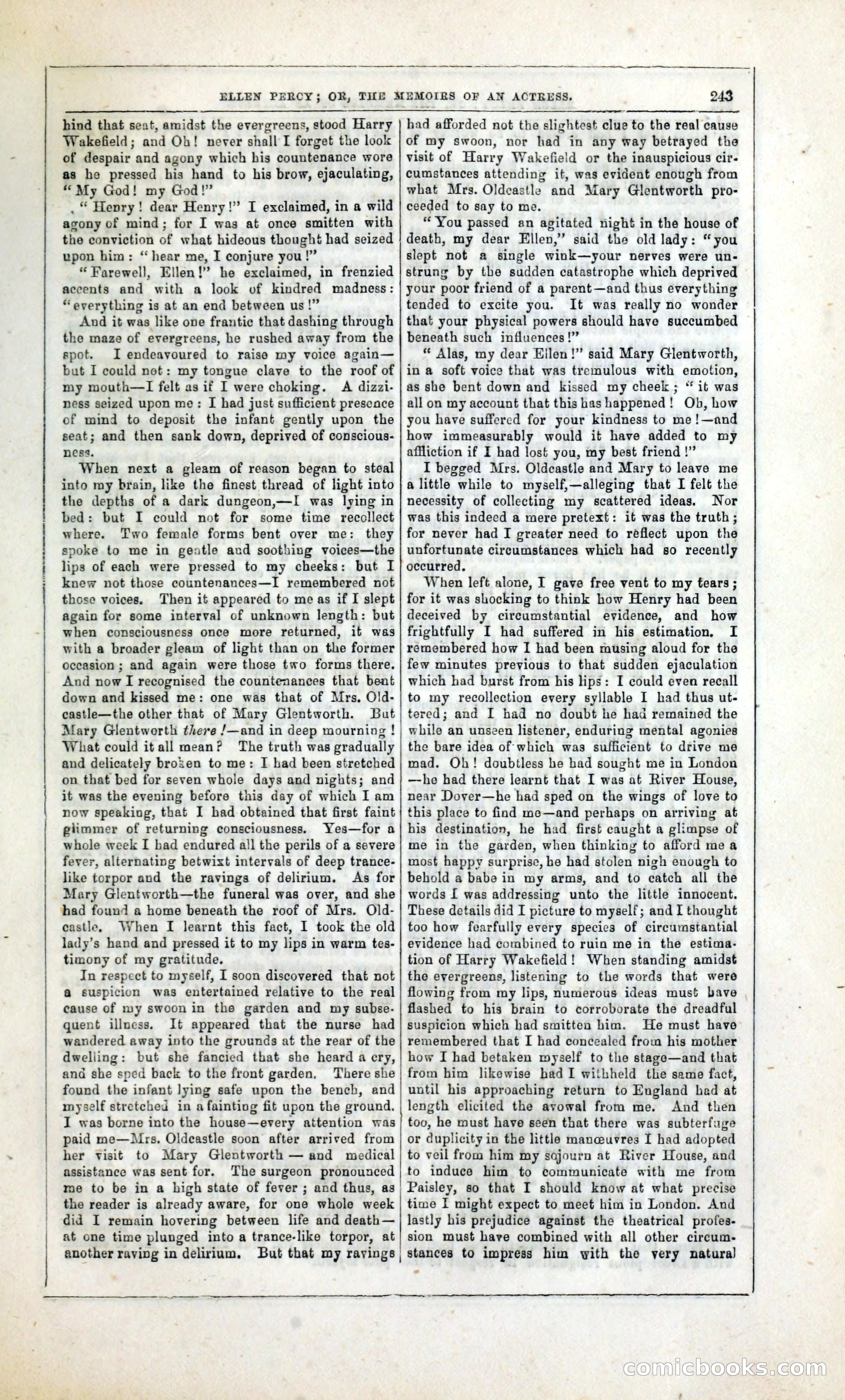 Ellen Percy; or, The Memoirs of an Actress — page 256 of 399