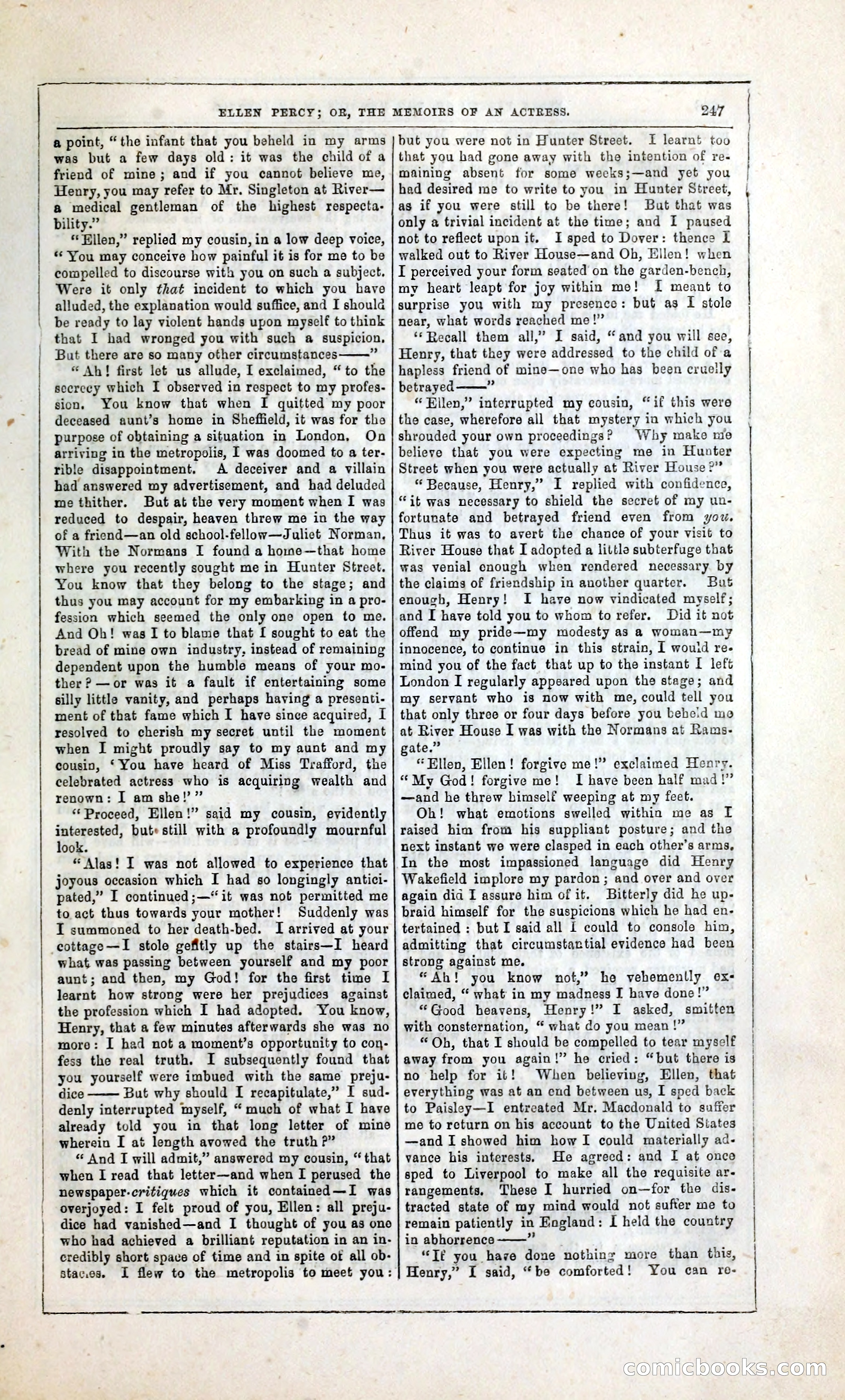 Ellen Percy; or, The Memoirs of an Actress — page 260 of 399