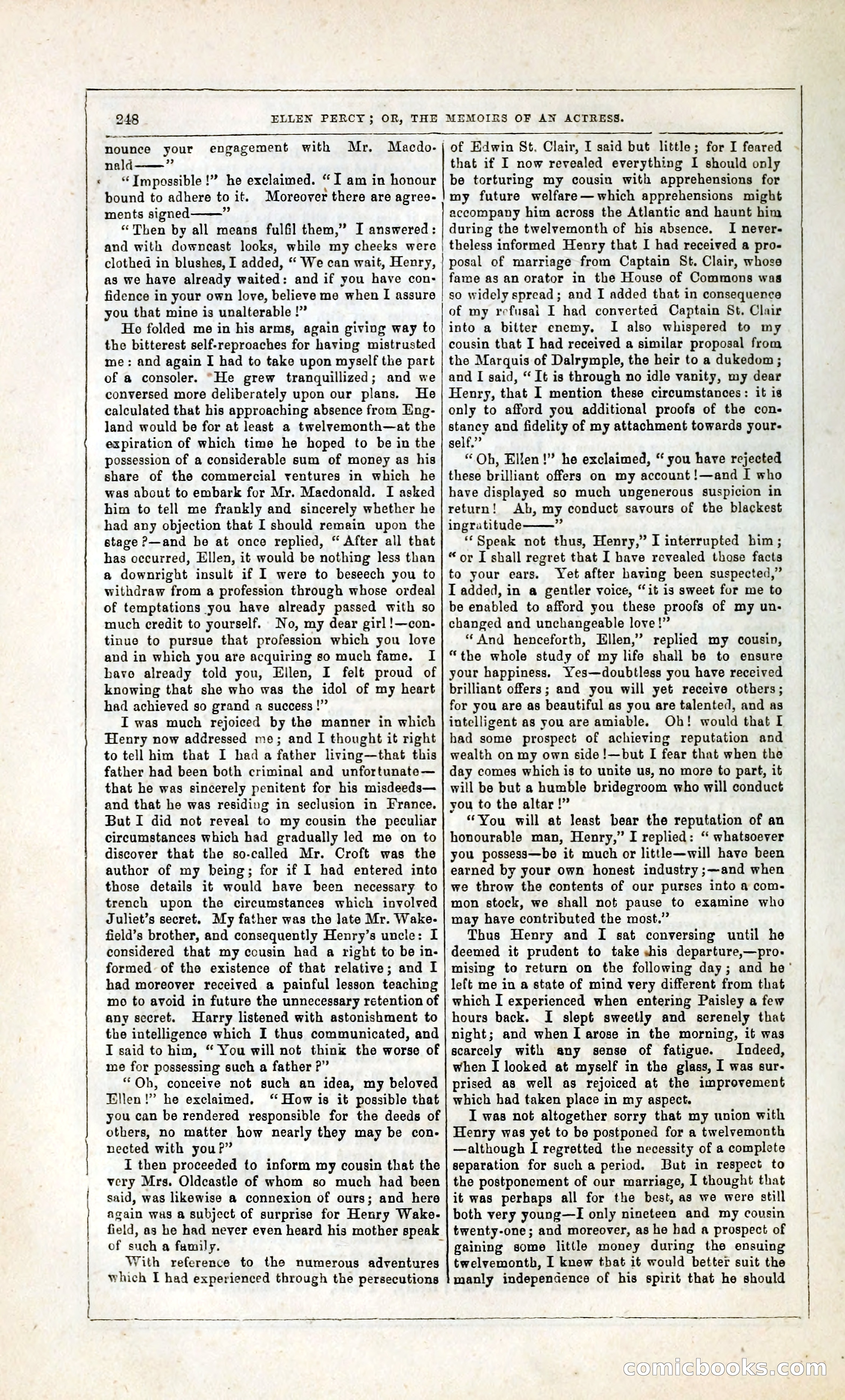Ellen Percy; or, The Memoirs of an Actress — page 261 of 399