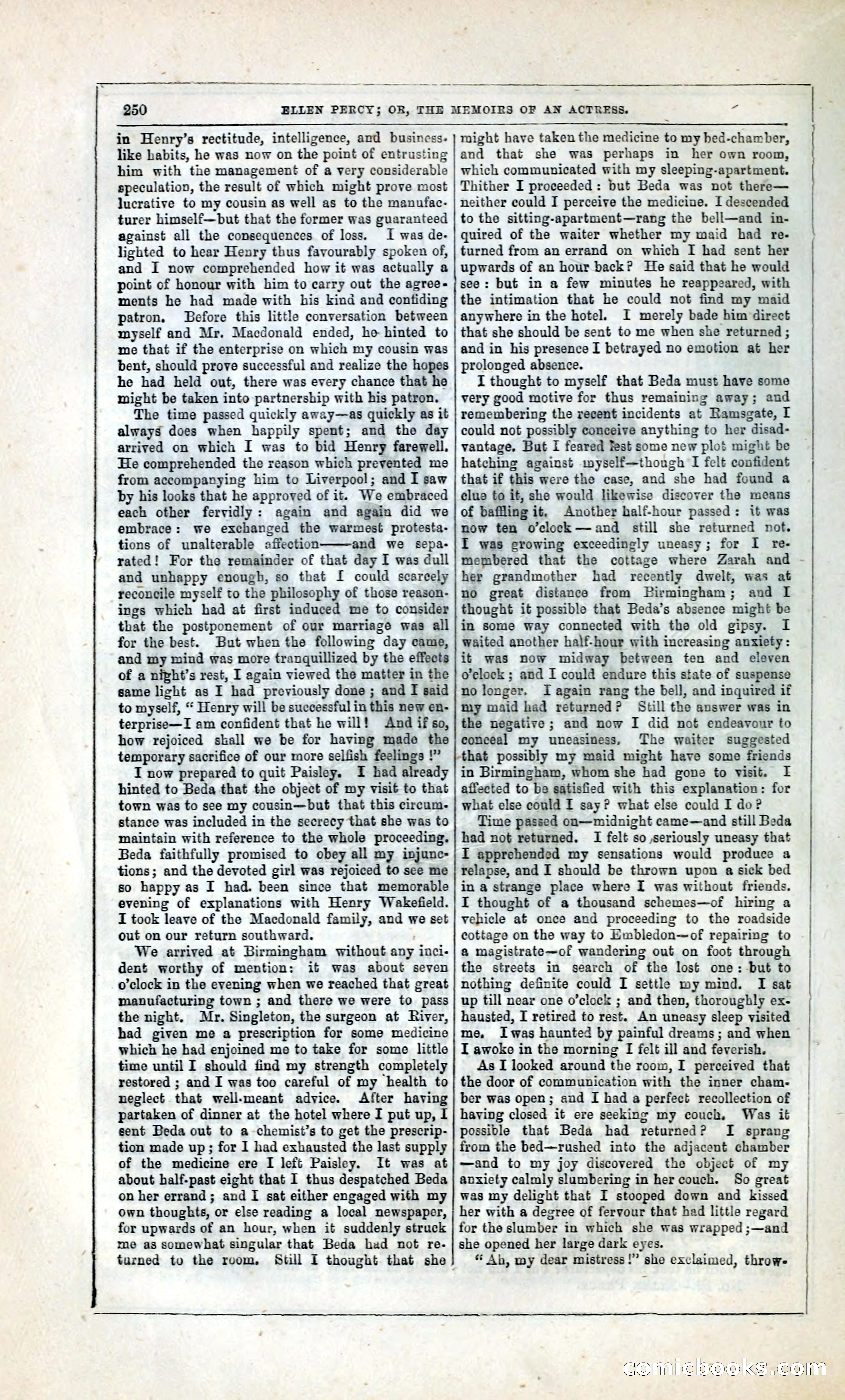Ellen Percy; or, The Memoirs of an Actress — page 263 of 399