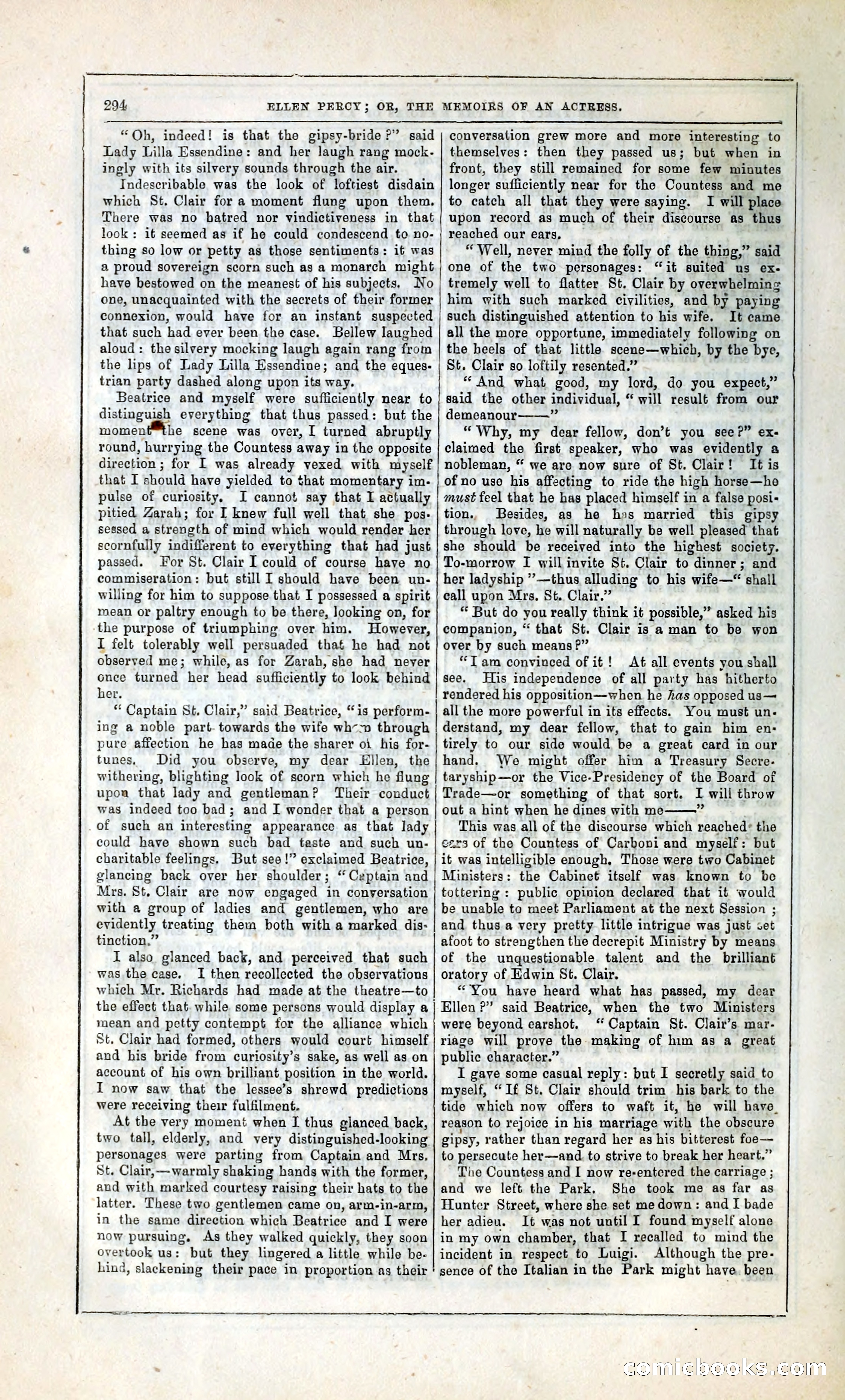 Ellen Percy; or, The Memoirs of an Actress — page 307 of 399