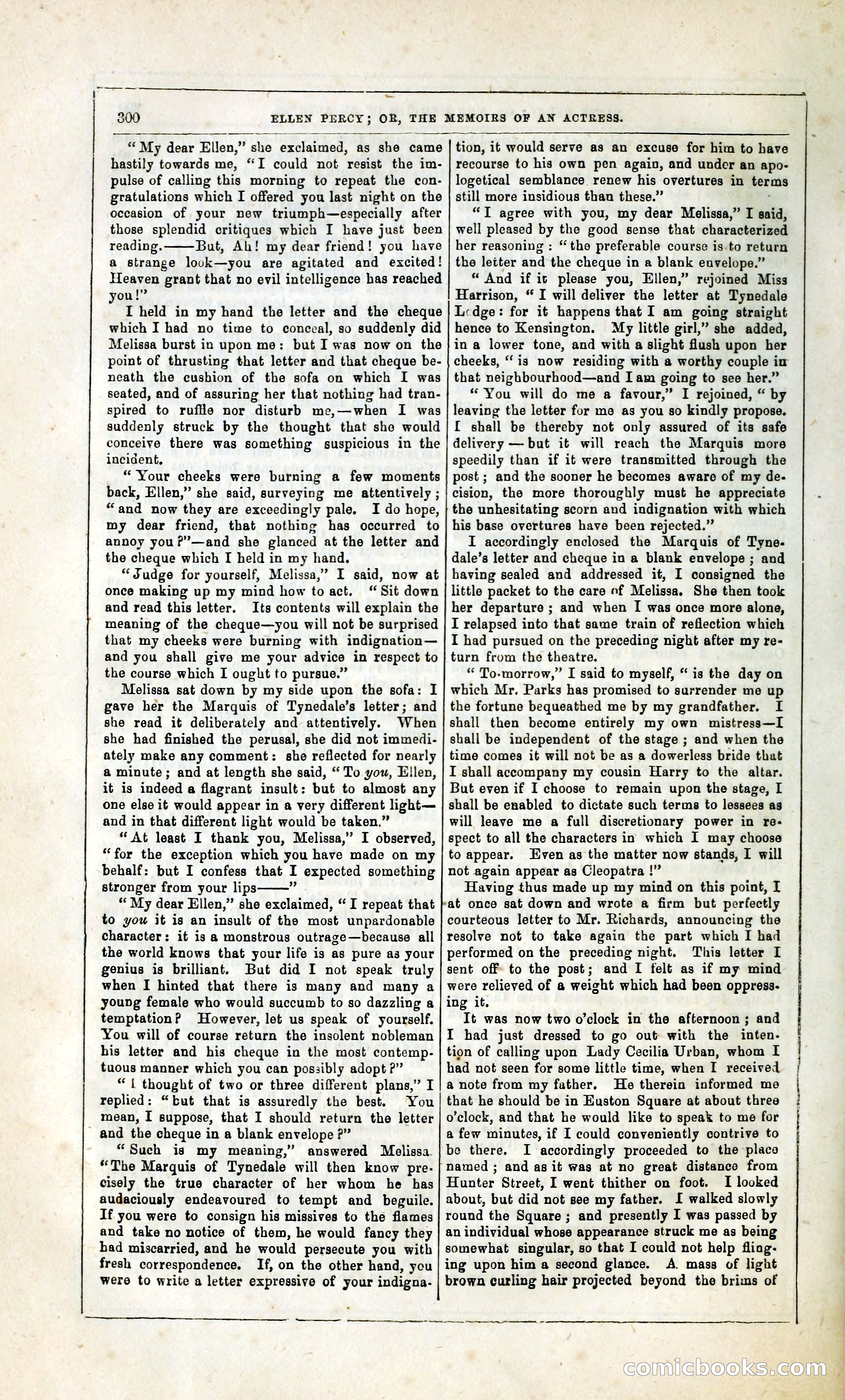 Ellen Percy; or, The Memoirs of an Actress — page 313 of 399