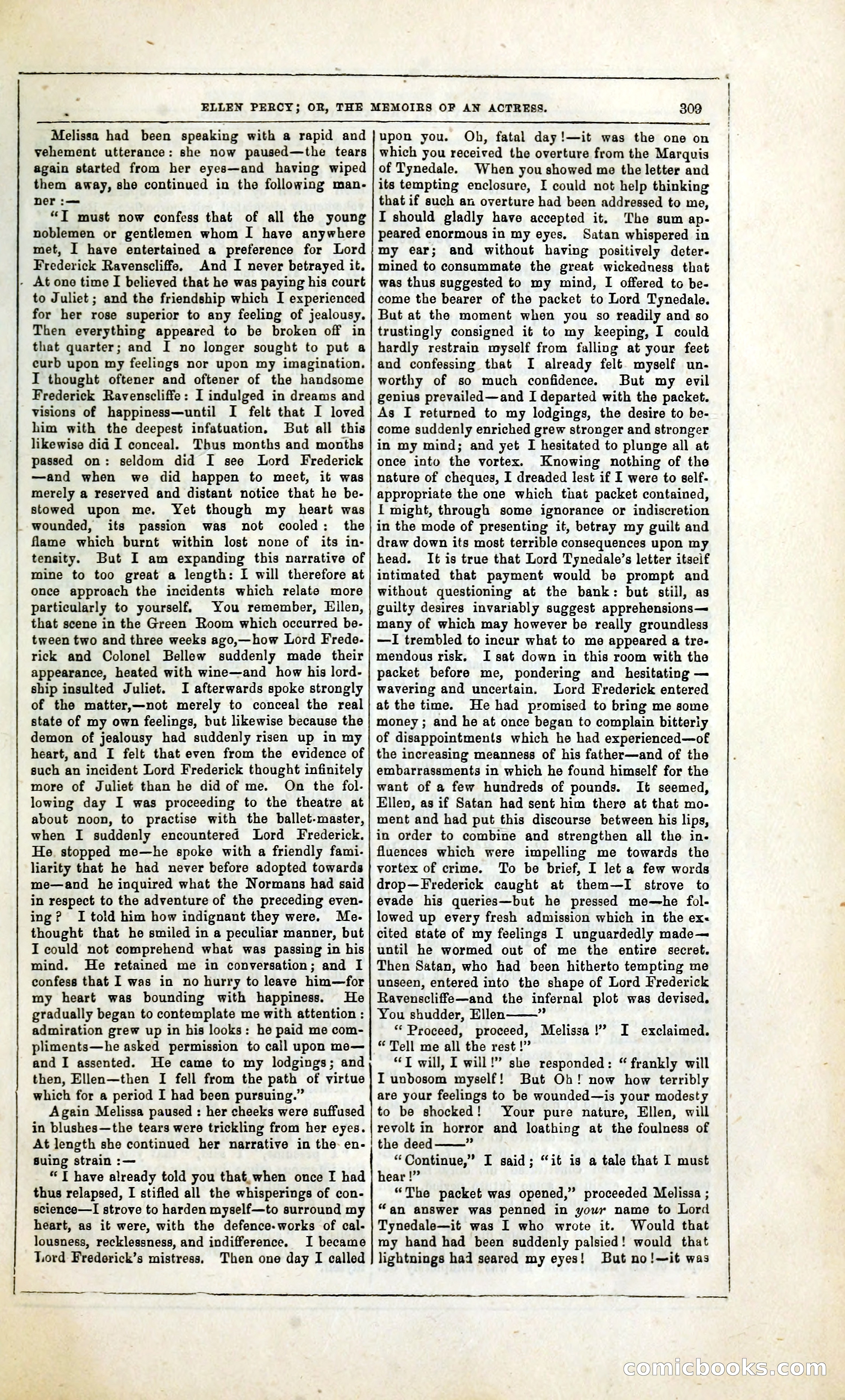 Ellen Percy; or, The Memoirs of an Actress — page 322 of 399