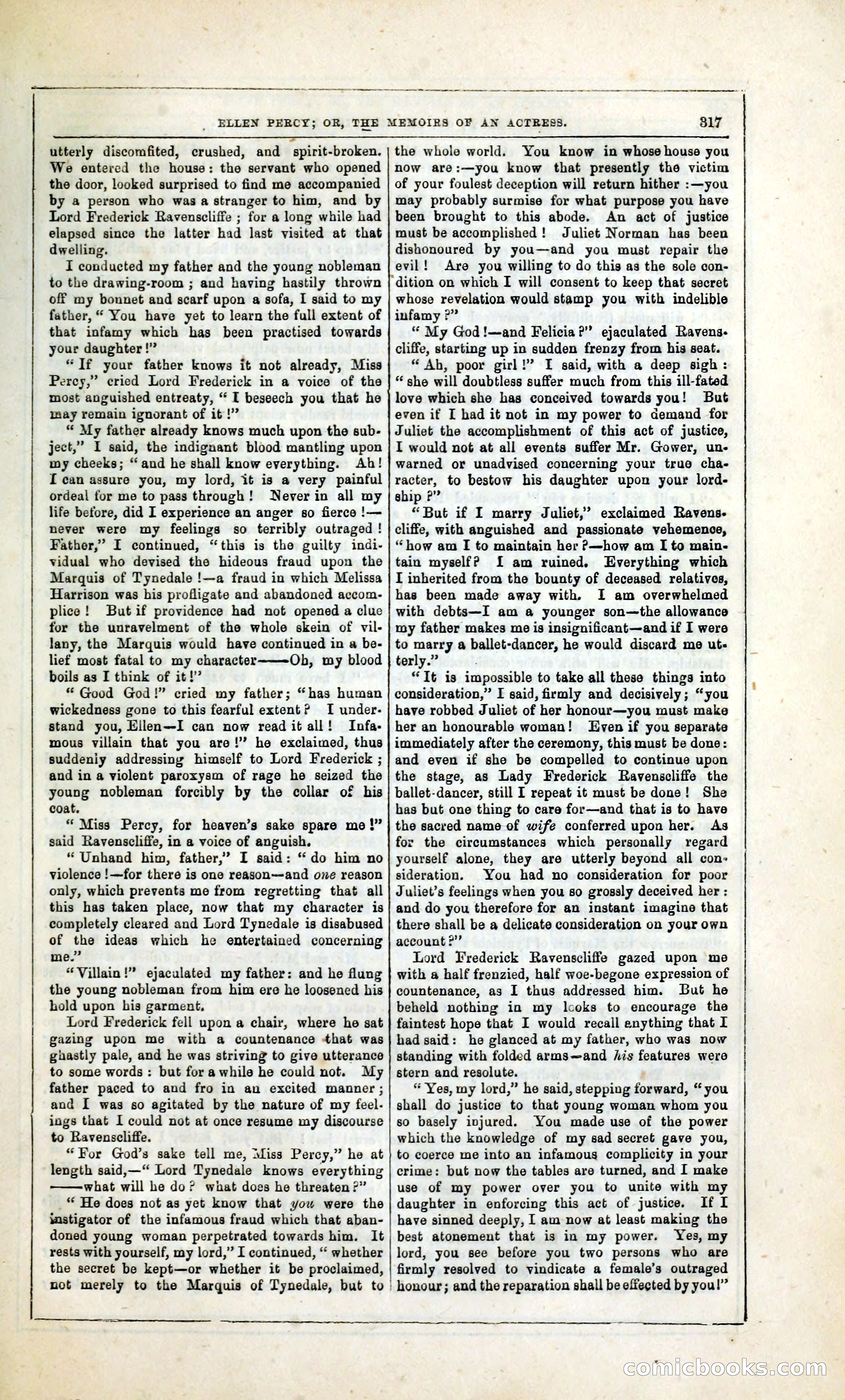 Ellen Percy; or, The Memoirs of an Actress — page 330 of 399
