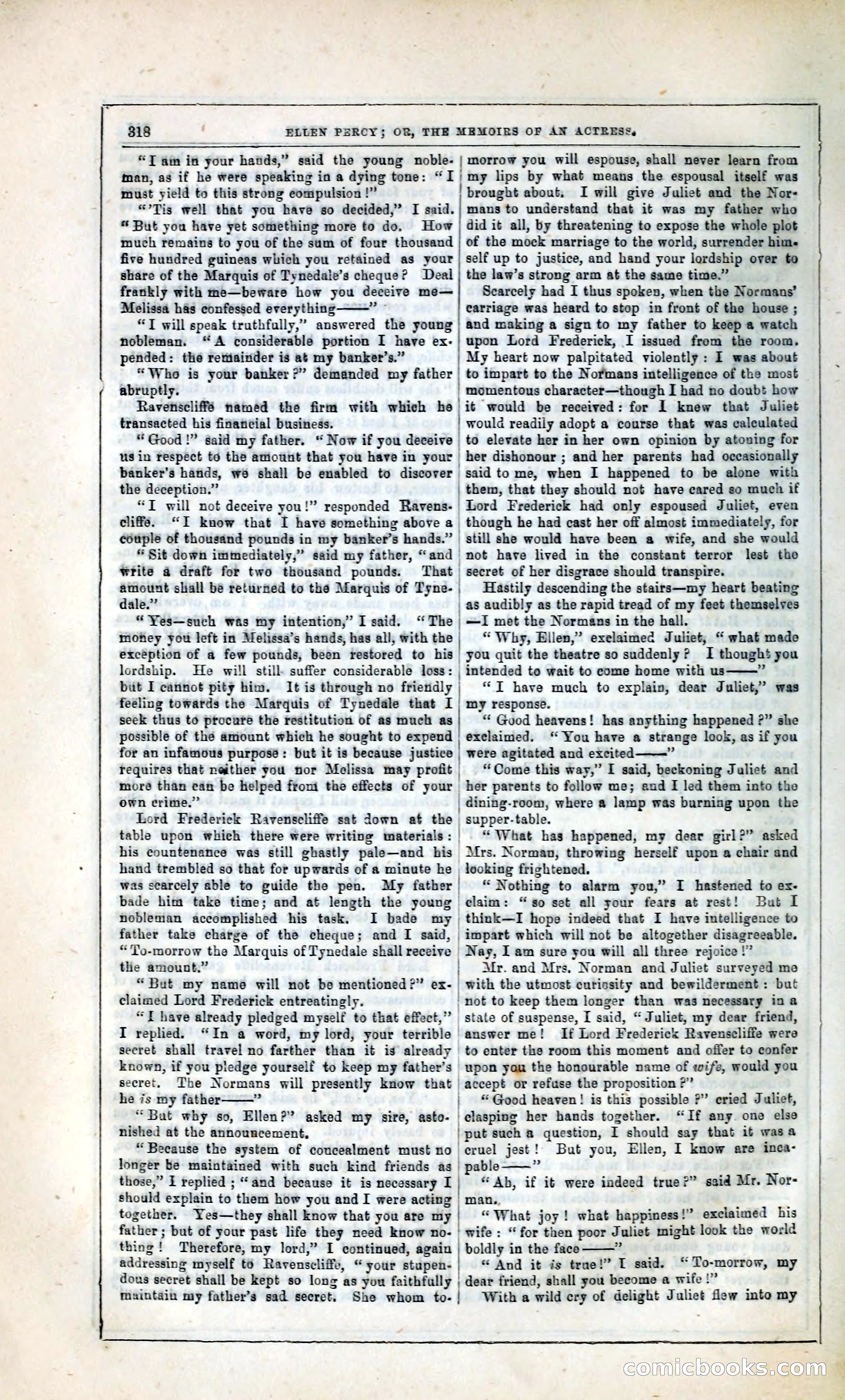 Ellen Percy; or, The Memoirs of an Actress — page 331 of 399