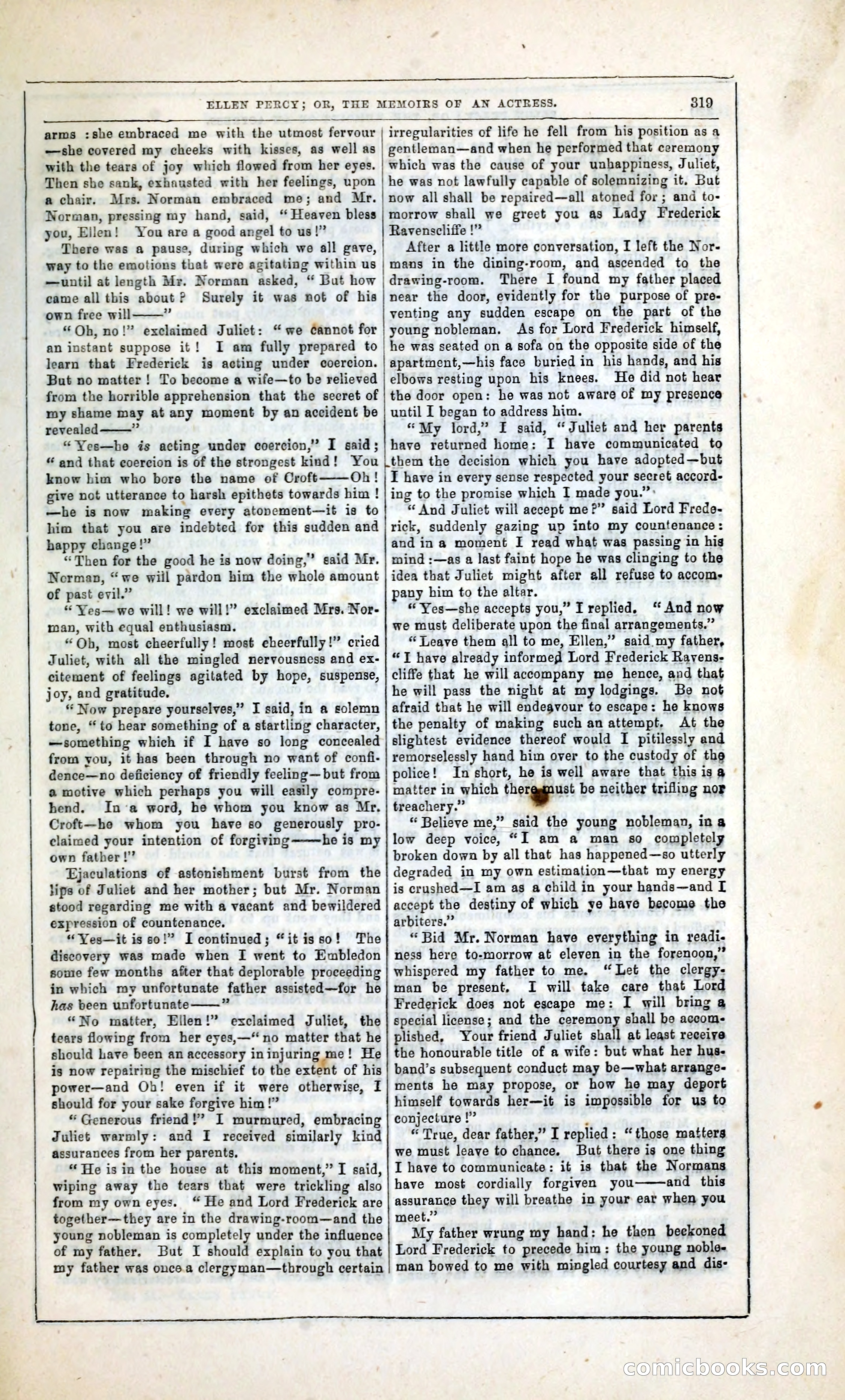 Ellen Percy; or, The Memoirs of an Actress — page 332 of 399