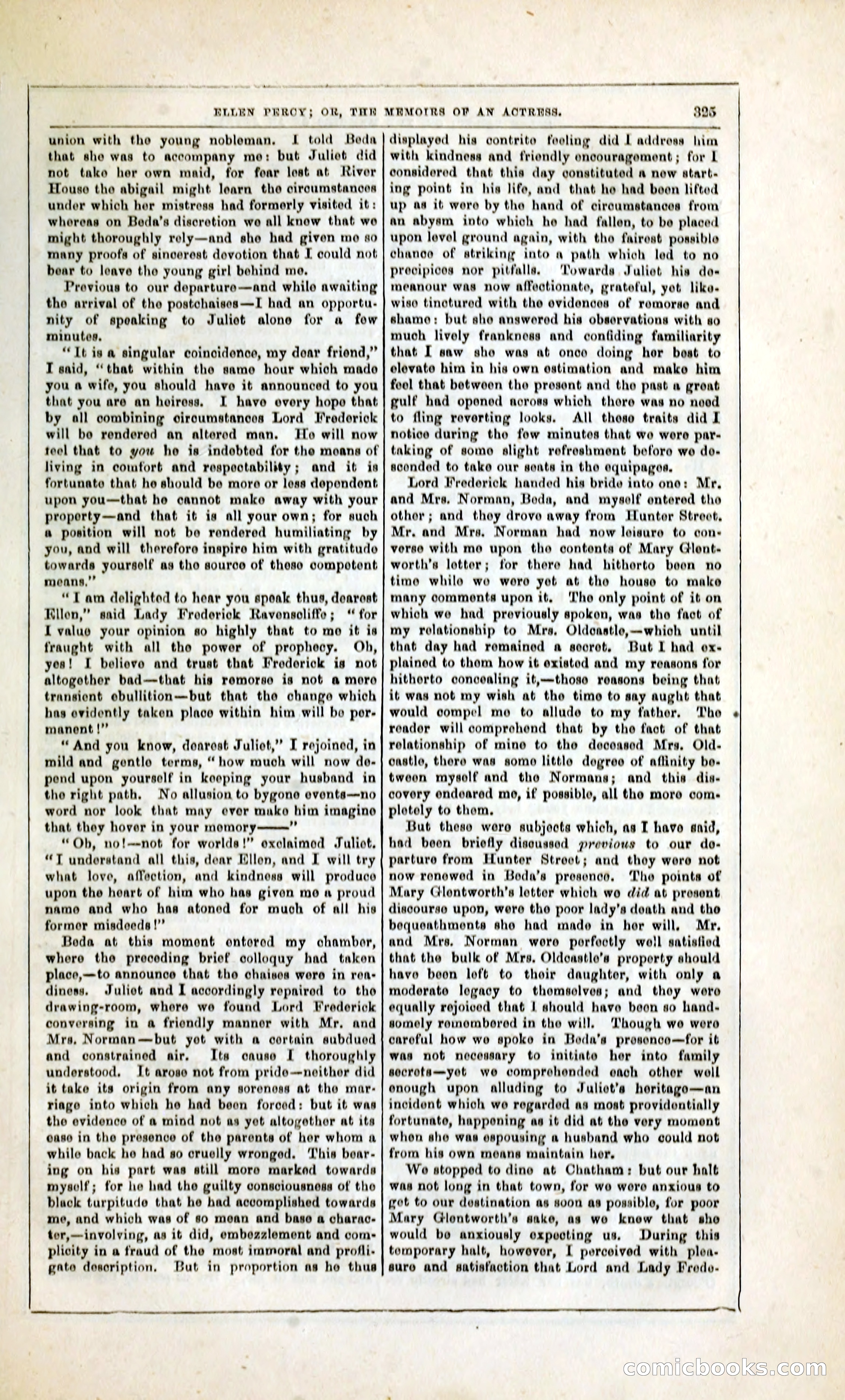 Ellen Percy; or, The Memoirs of an Actress — page 338 of 399