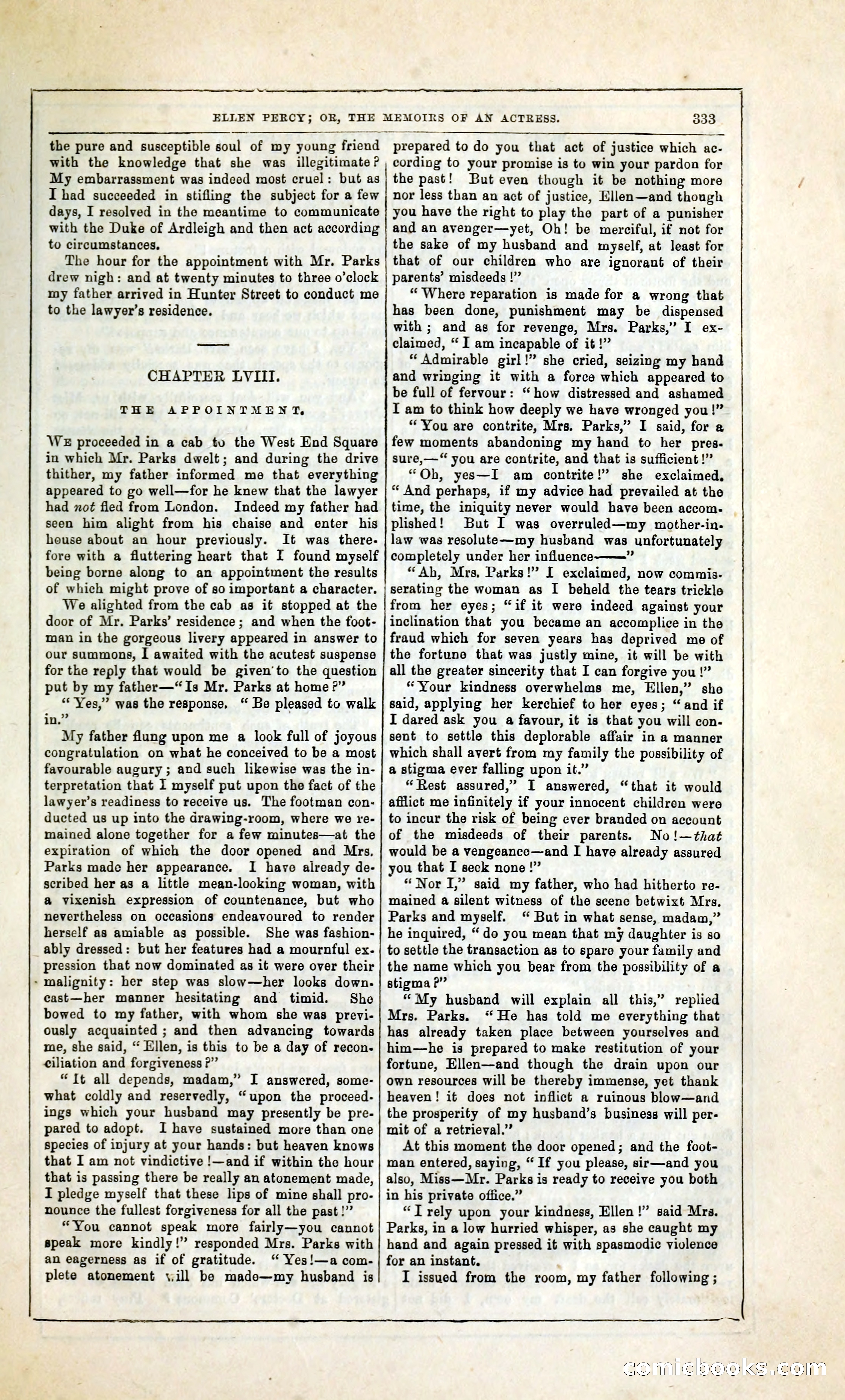 Ellen Percy; or, The Memoirs of an Actress — page 346 of 399