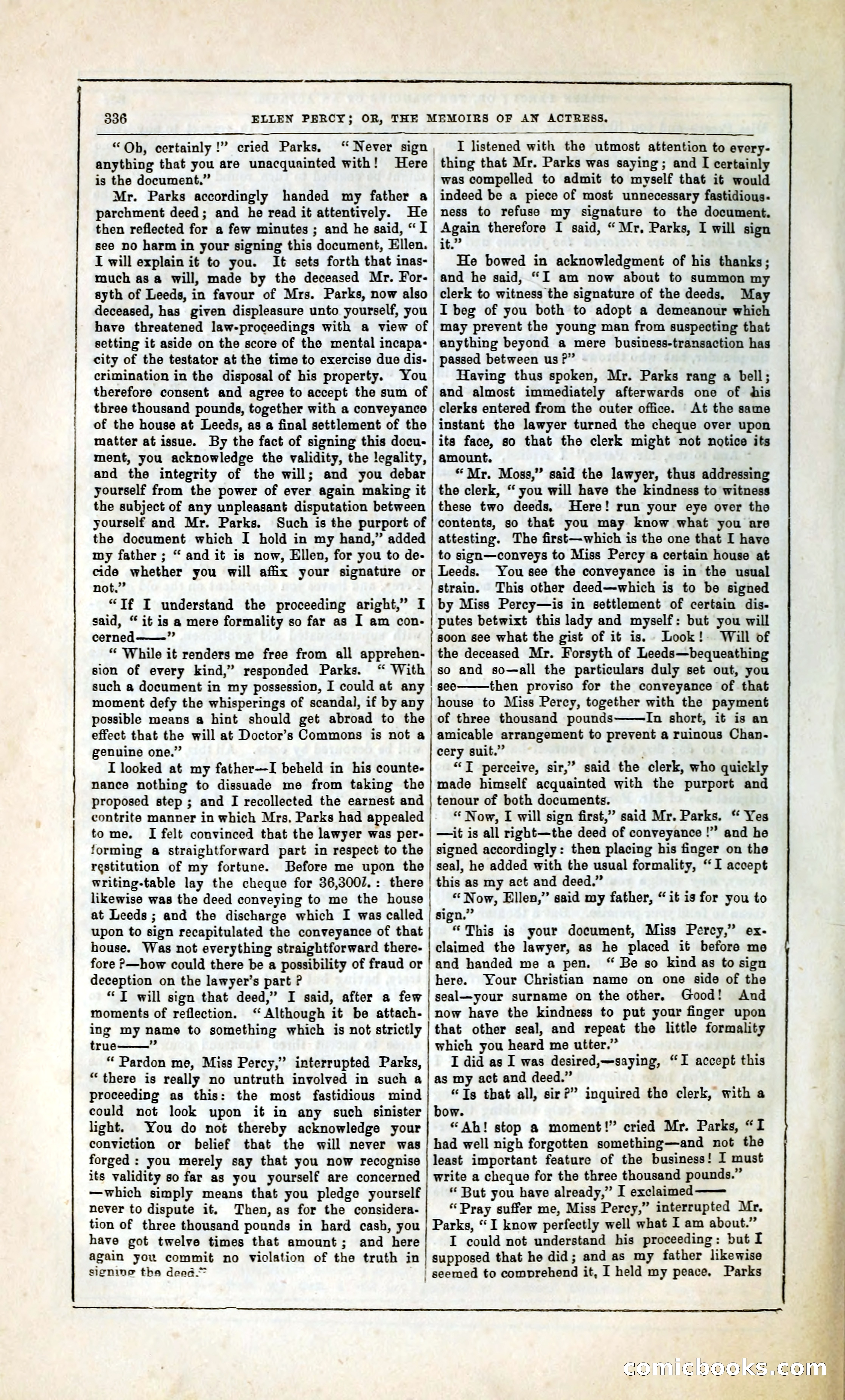 Ellen Percy; or, The Memoirs of an Actress — page 349 of 399