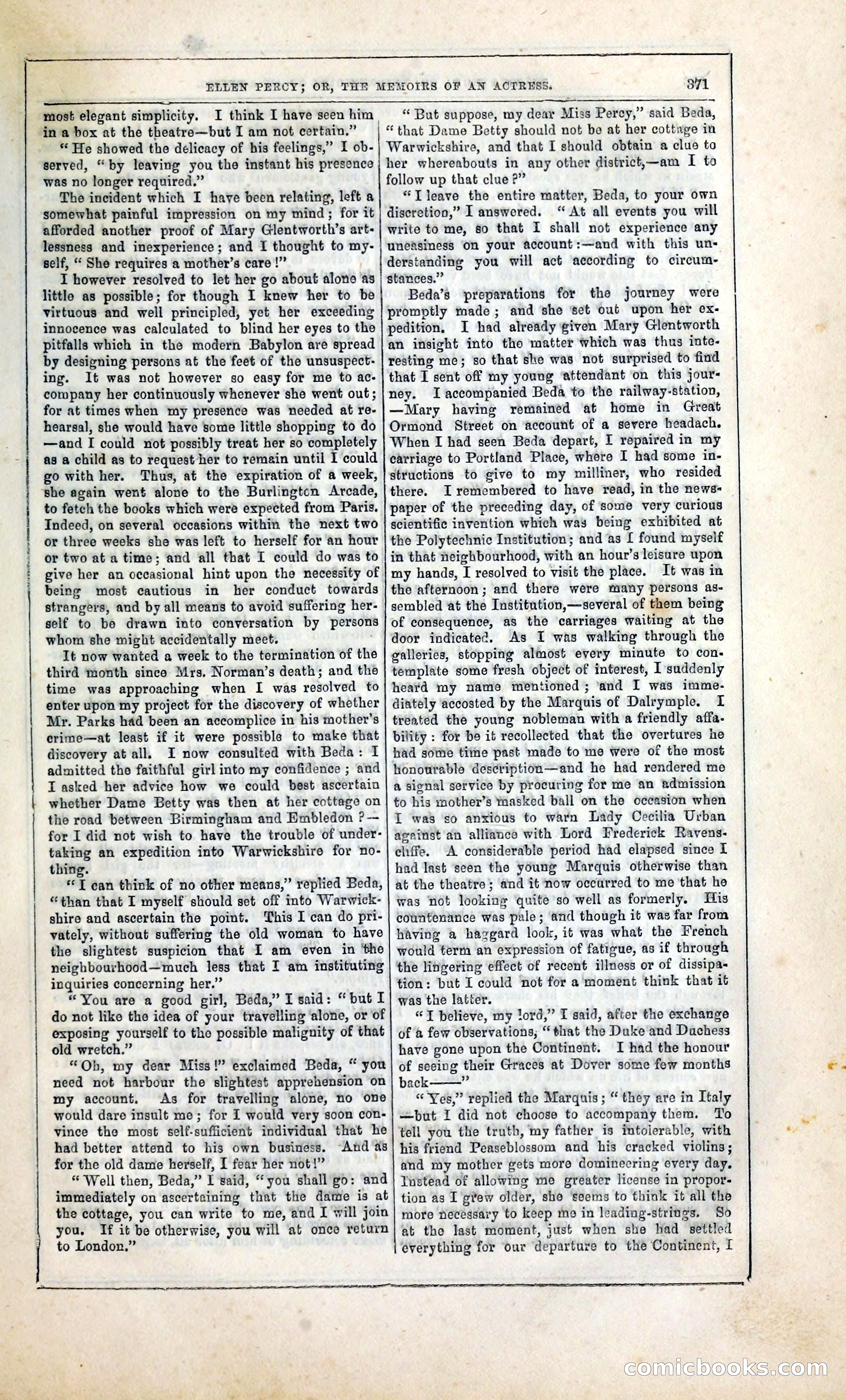 Ellen Percy; or, The Memoirs of an Actress — page 384 of 399