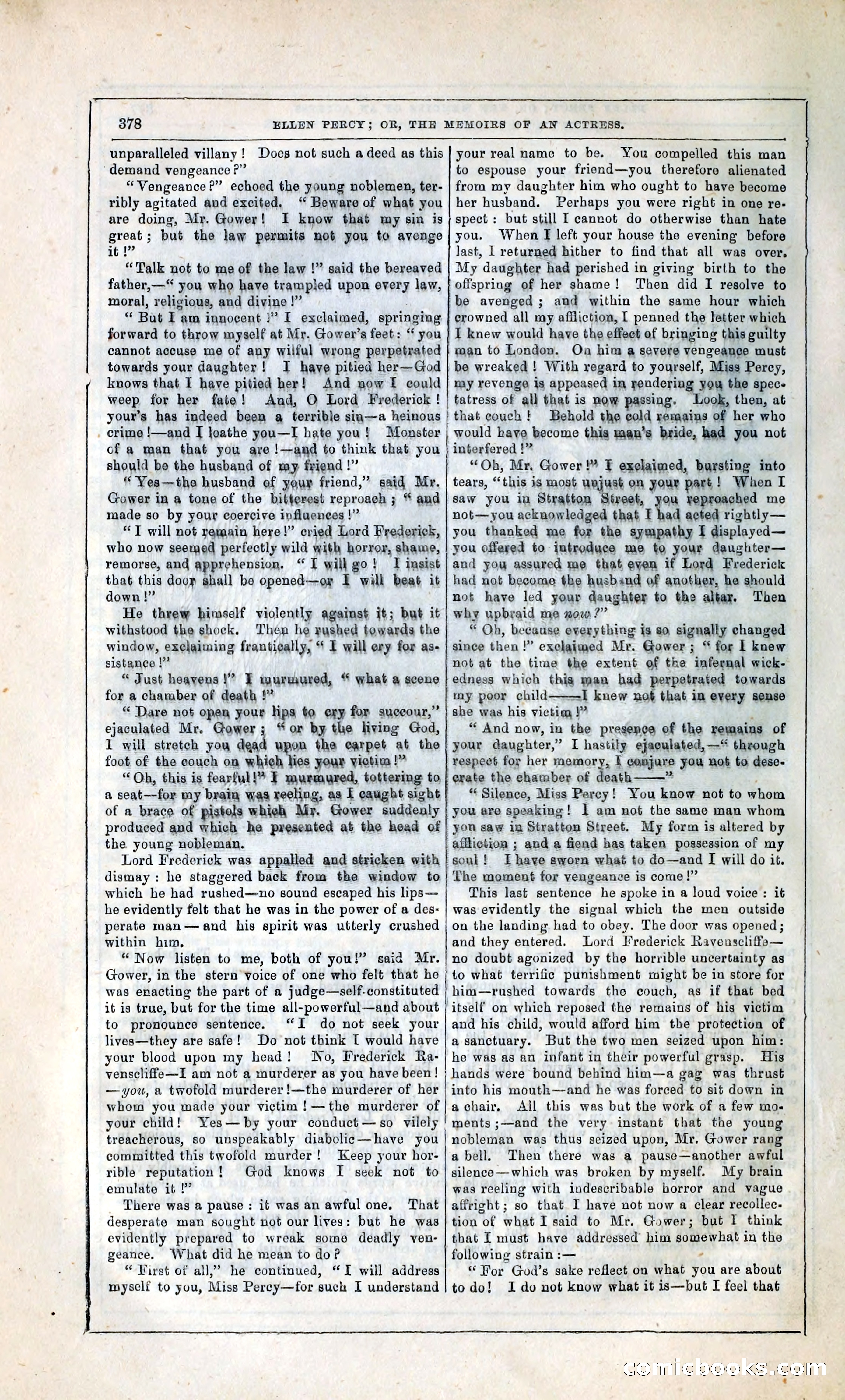 Ellen Percy; or, The Memoirs of an Actress — page 391 of 399