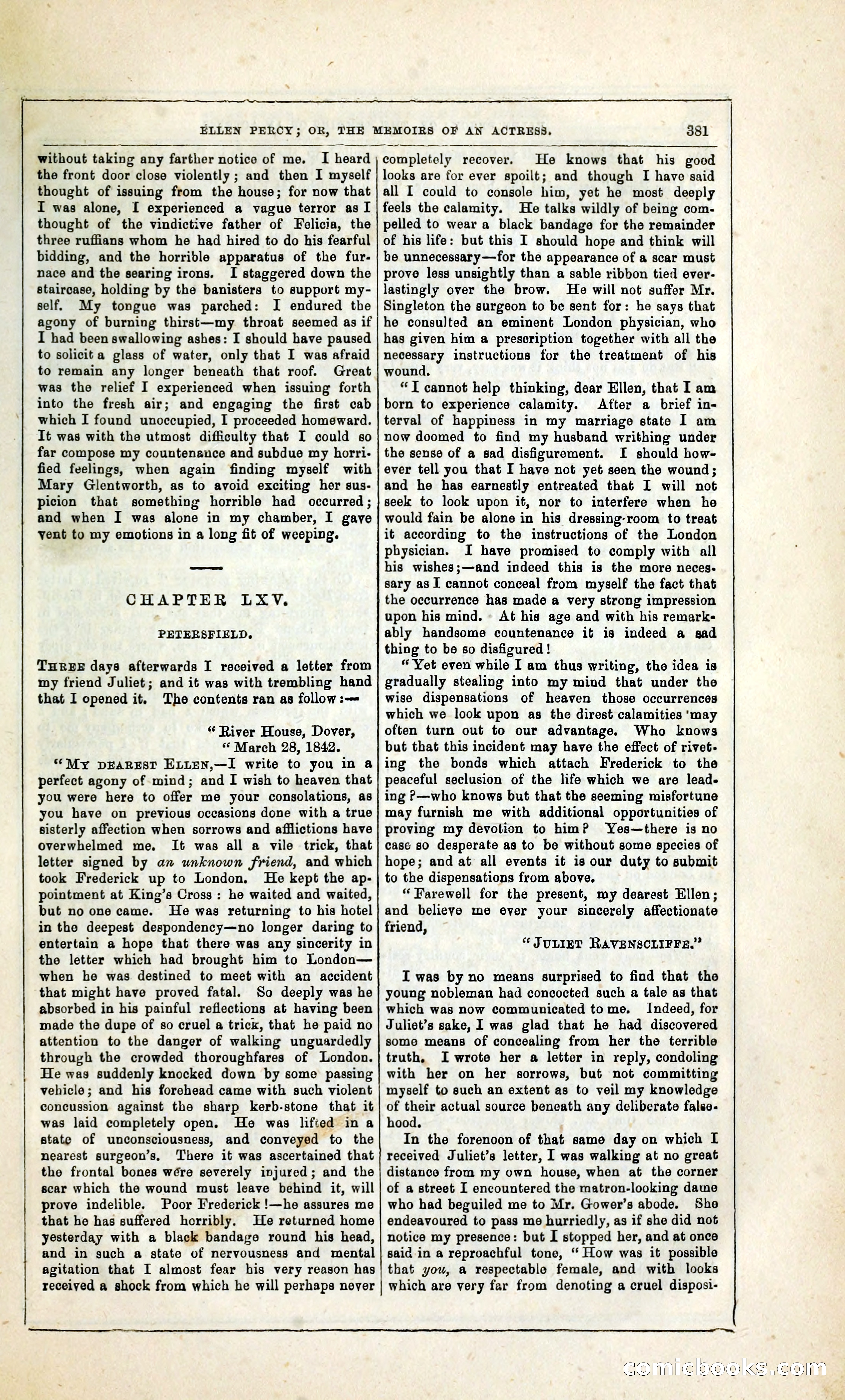 Ellen Percy; or, The Memoirs of an Actress — page 394 of 399