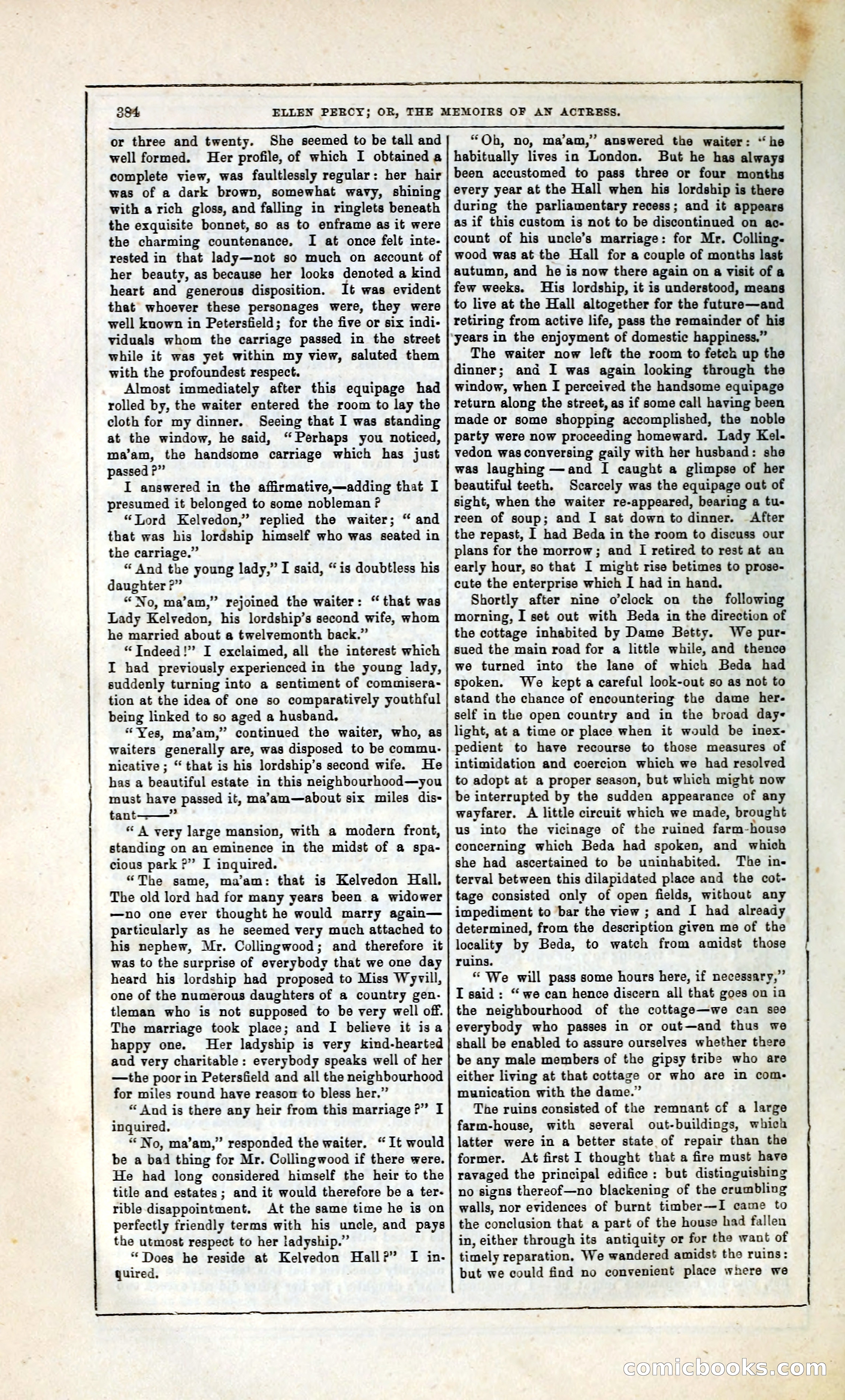 Ellen Percy; or, The Memoirs of an Actress — page 397 of 399
