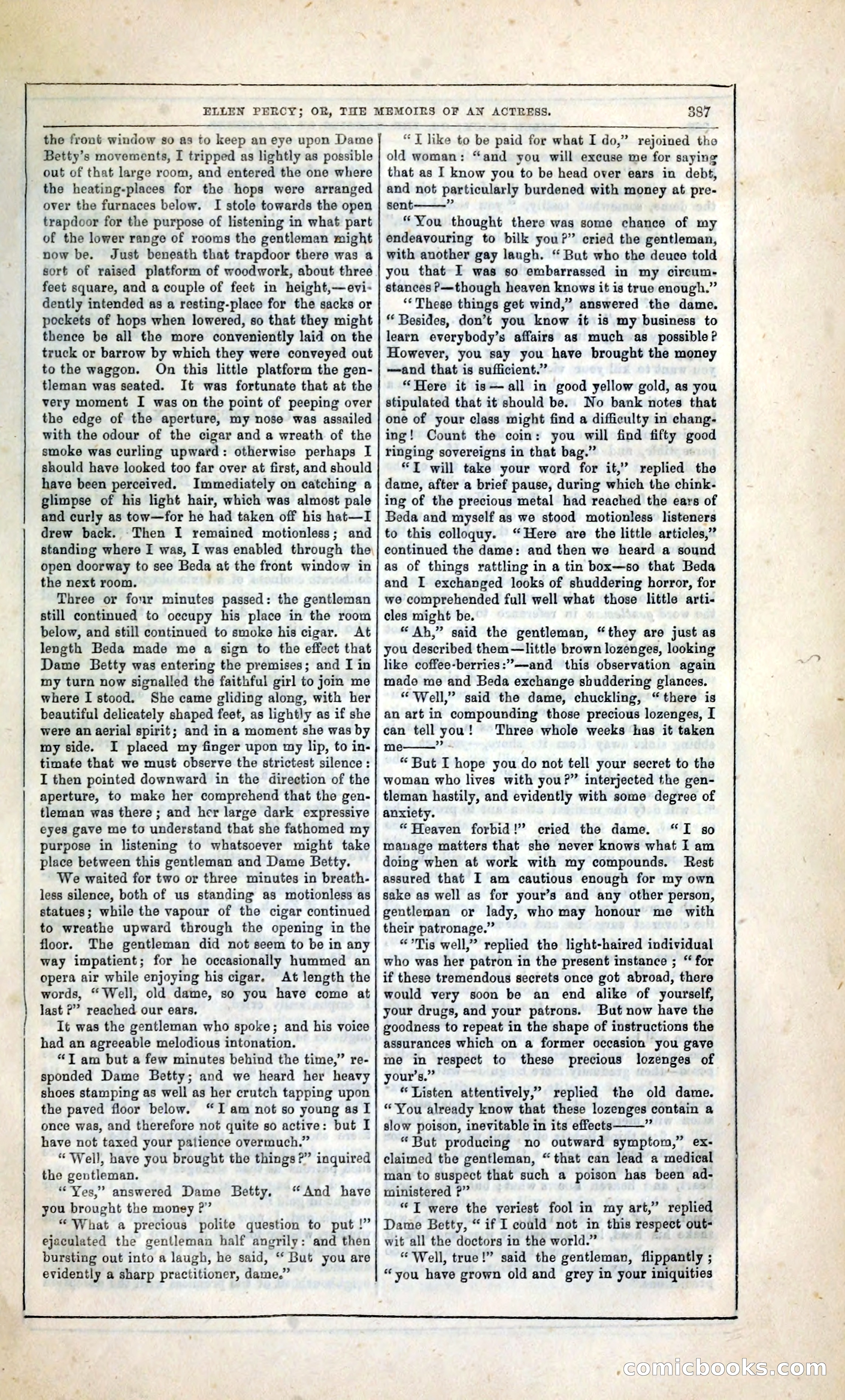 Ellen Percy; or, The Memoirs of an Actress — page 400 of 399