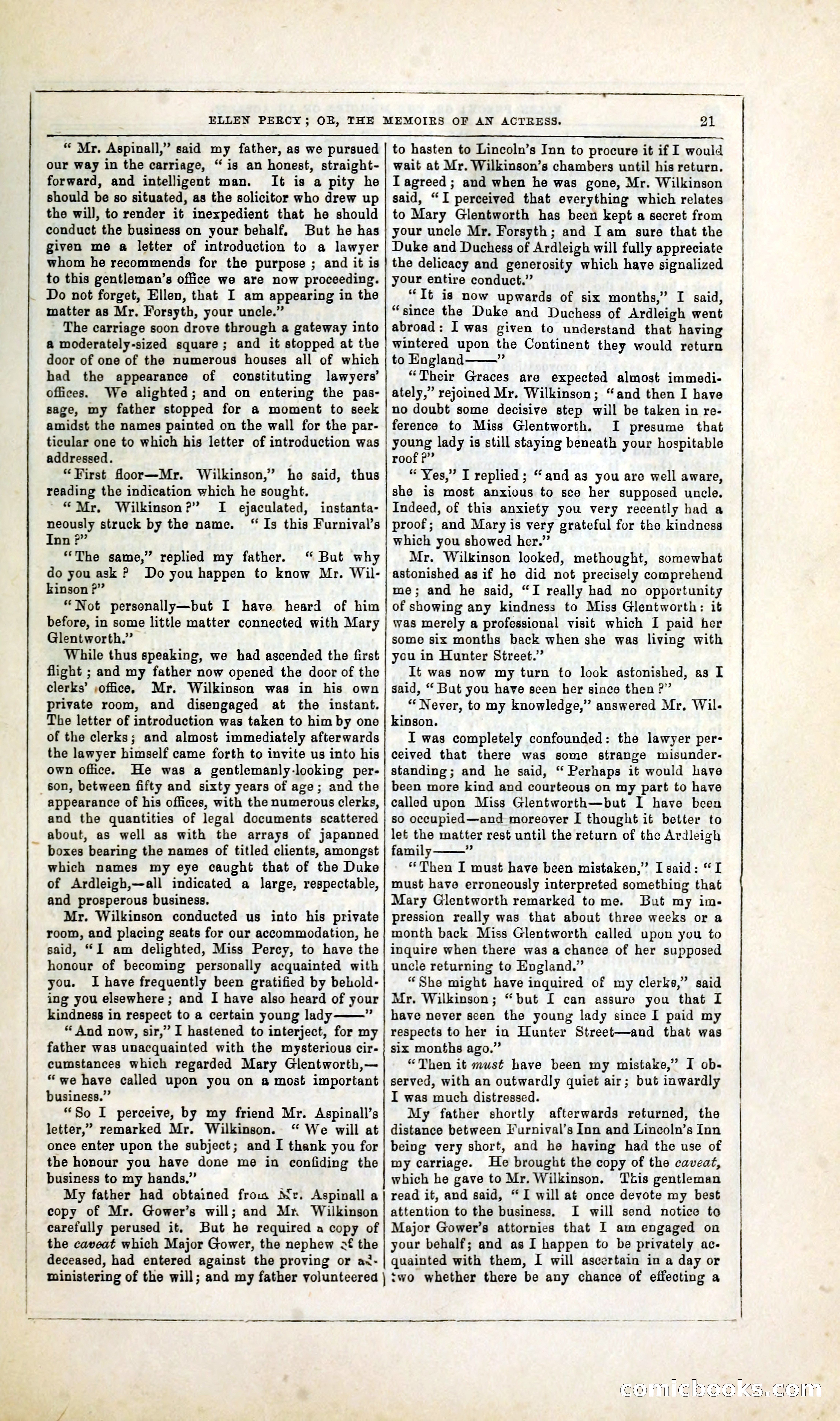 Ellen Percy; or, The Memoirs of an Actress — page 34 of 399
