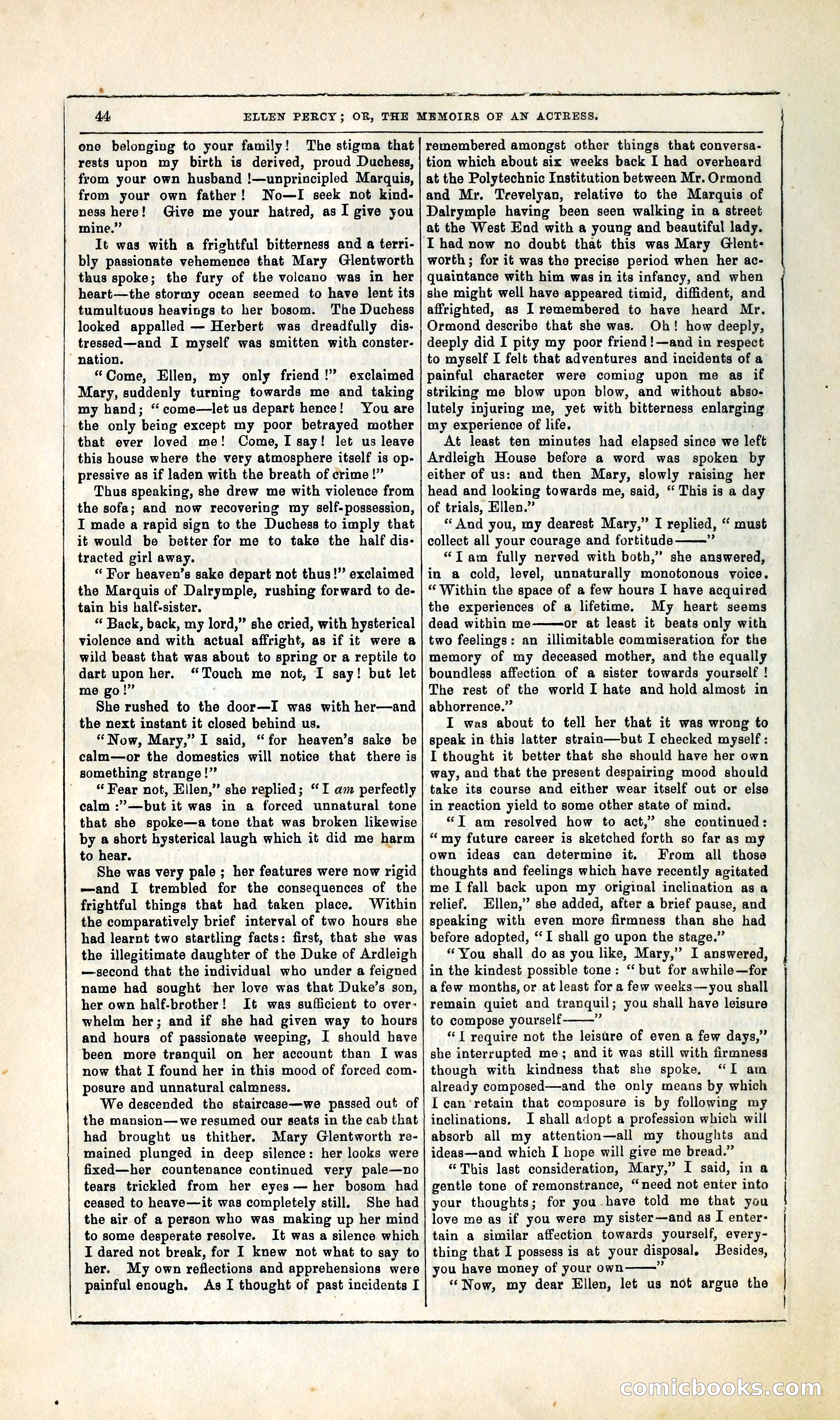 Ellen Percy; or, The Memoirs of an Actress — page 57 of 399